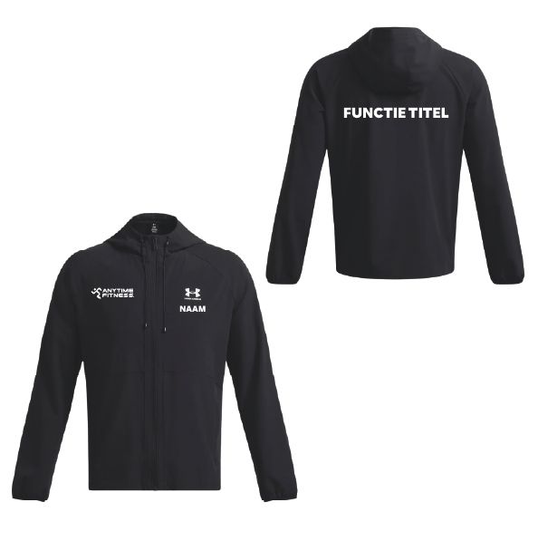 Anytime Fitness Stretch Woven Windbreaker Jas Heren