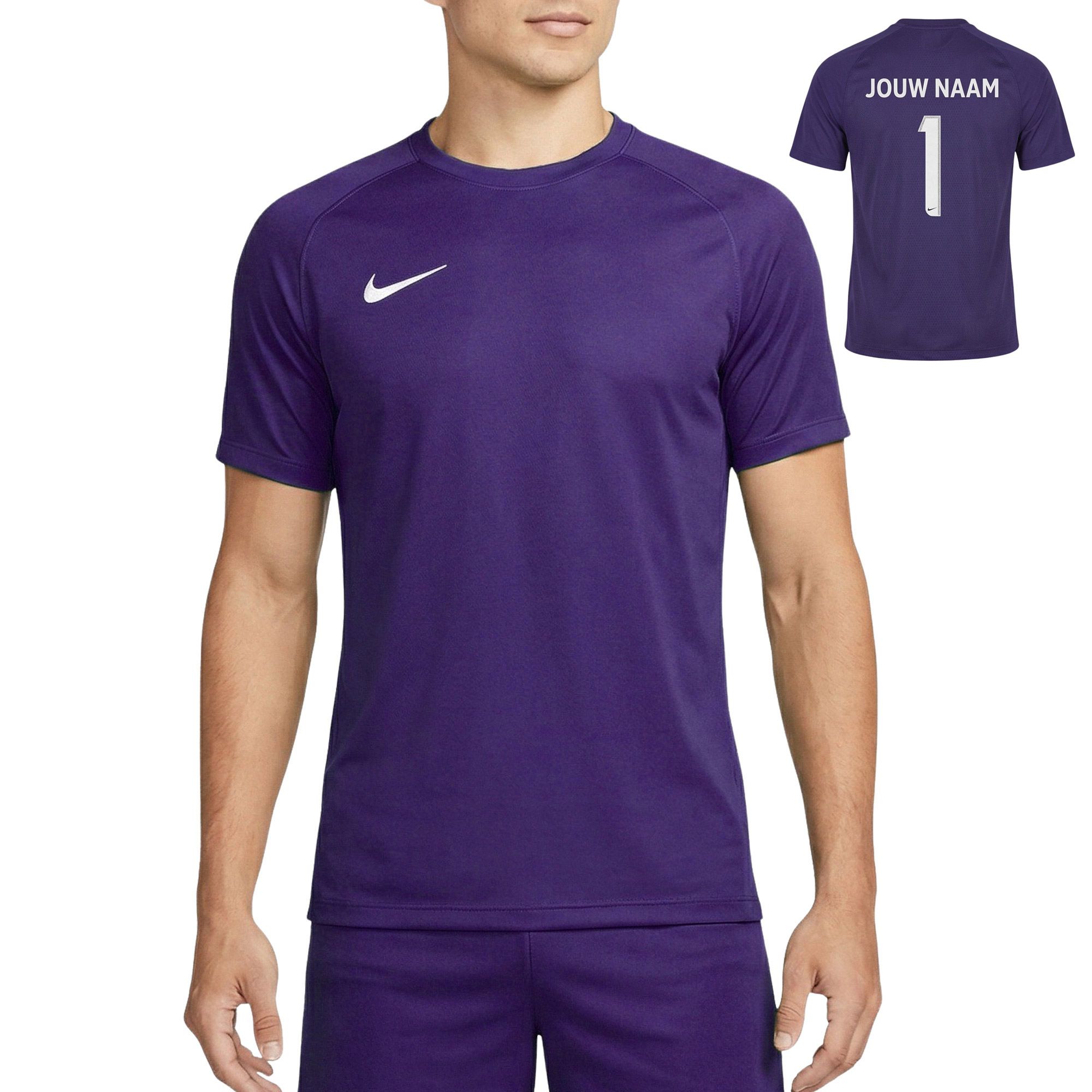 Nike Dri-FIT Park VIII SS Shirt Heren Bedrukken