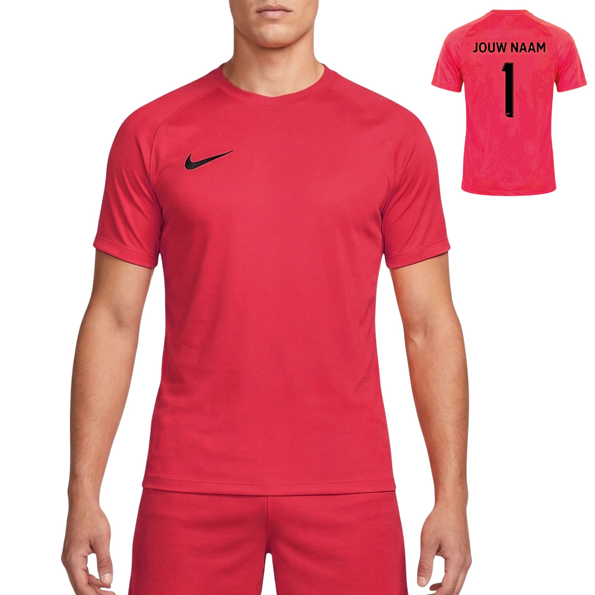 Nike Dri-FIT Park VIII SS Shirt Heren Bedrukken