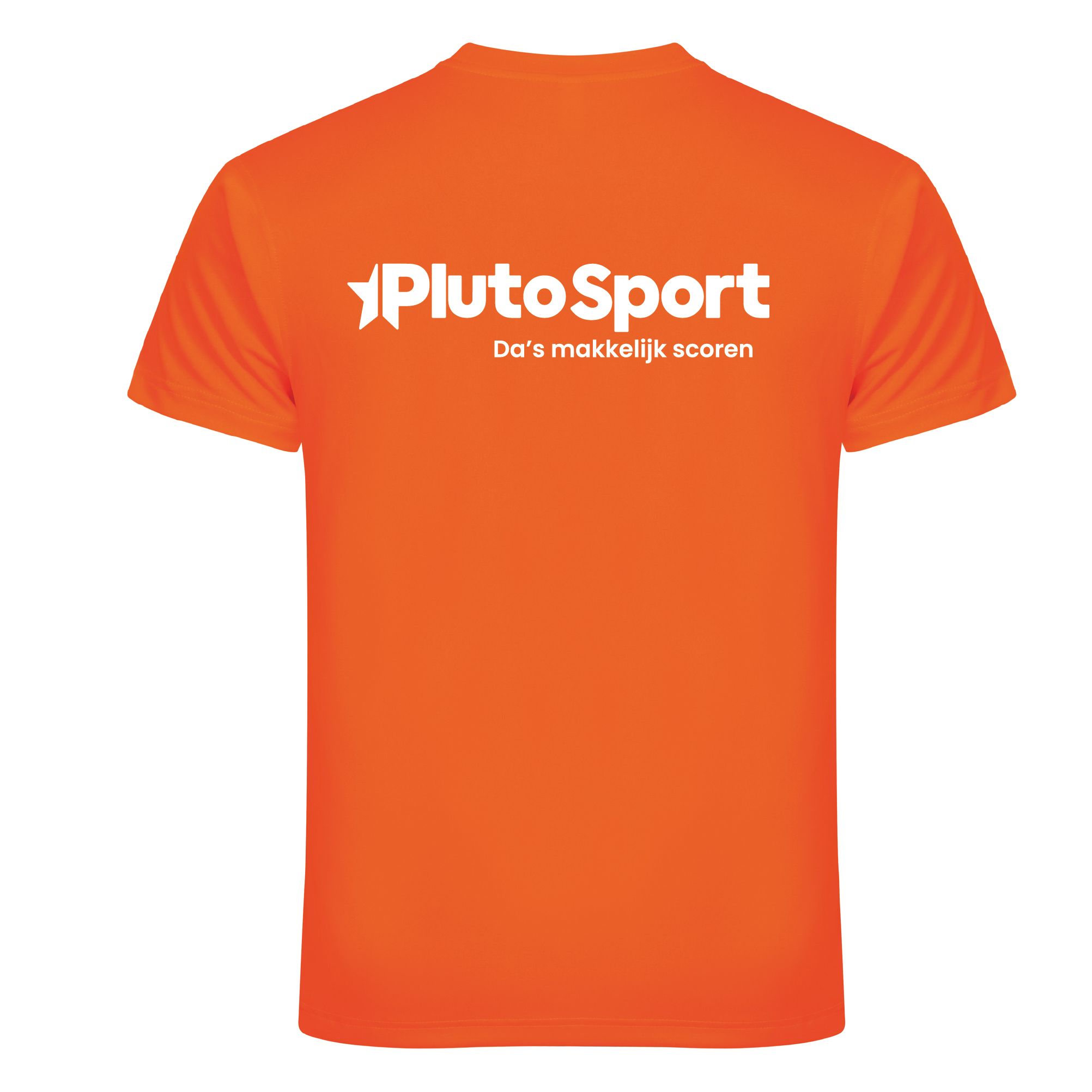 Clique PlutoSport Oranje Shirt Heren