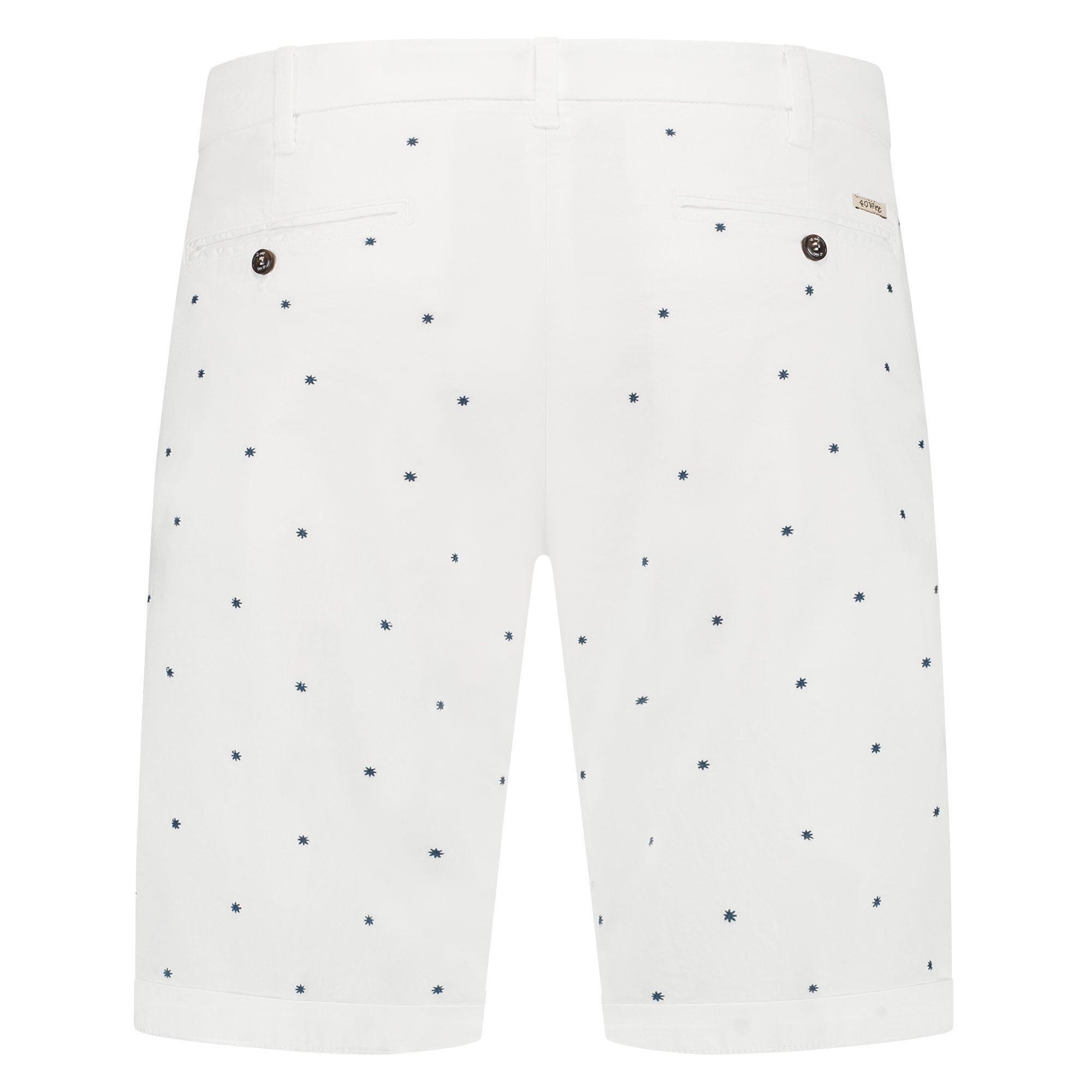 40WEFT Lennybe Micro Ricamo Asterisco Chino Short Heren