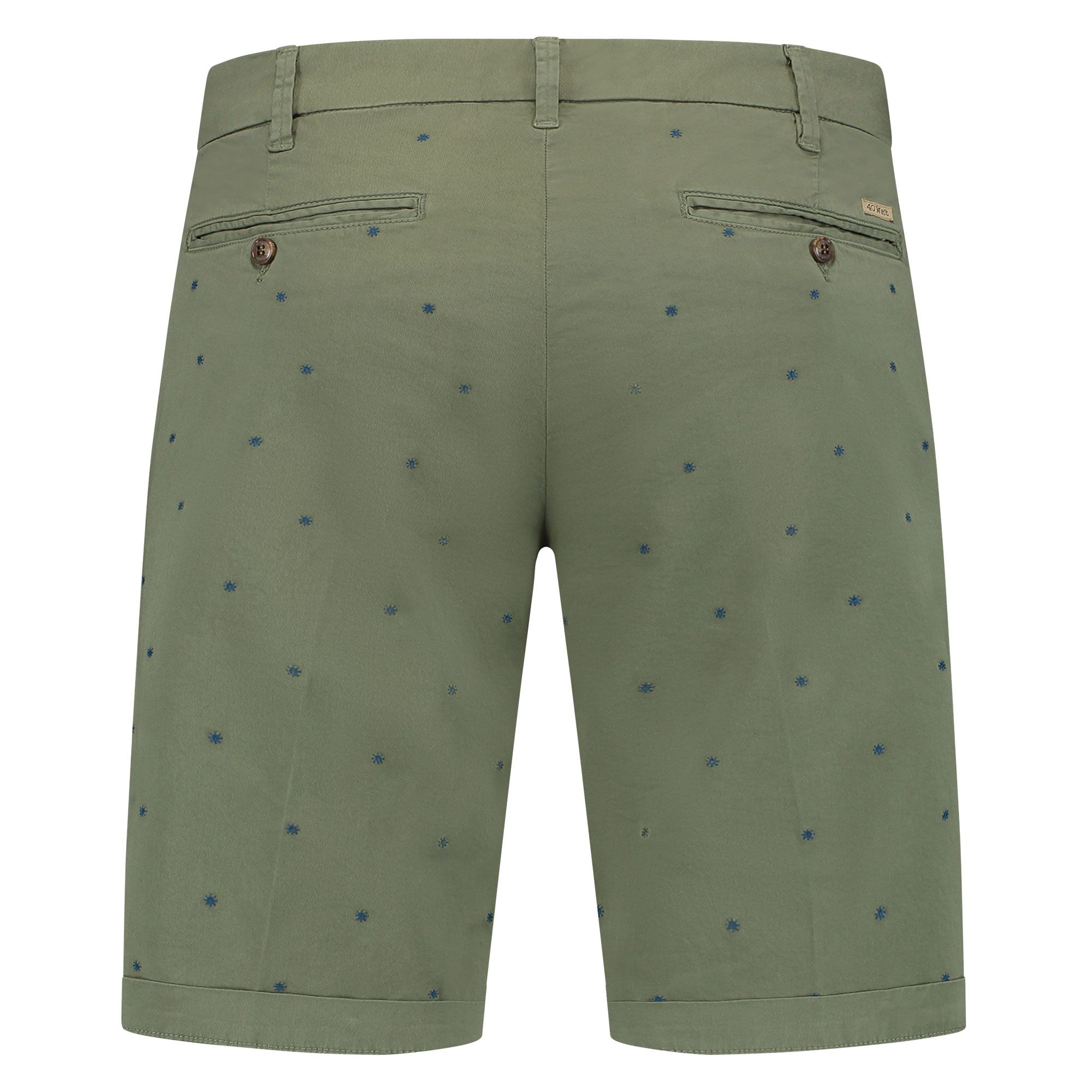 40WEFT Lennybe Micro Ricamo Asterisco Chino Short Herren