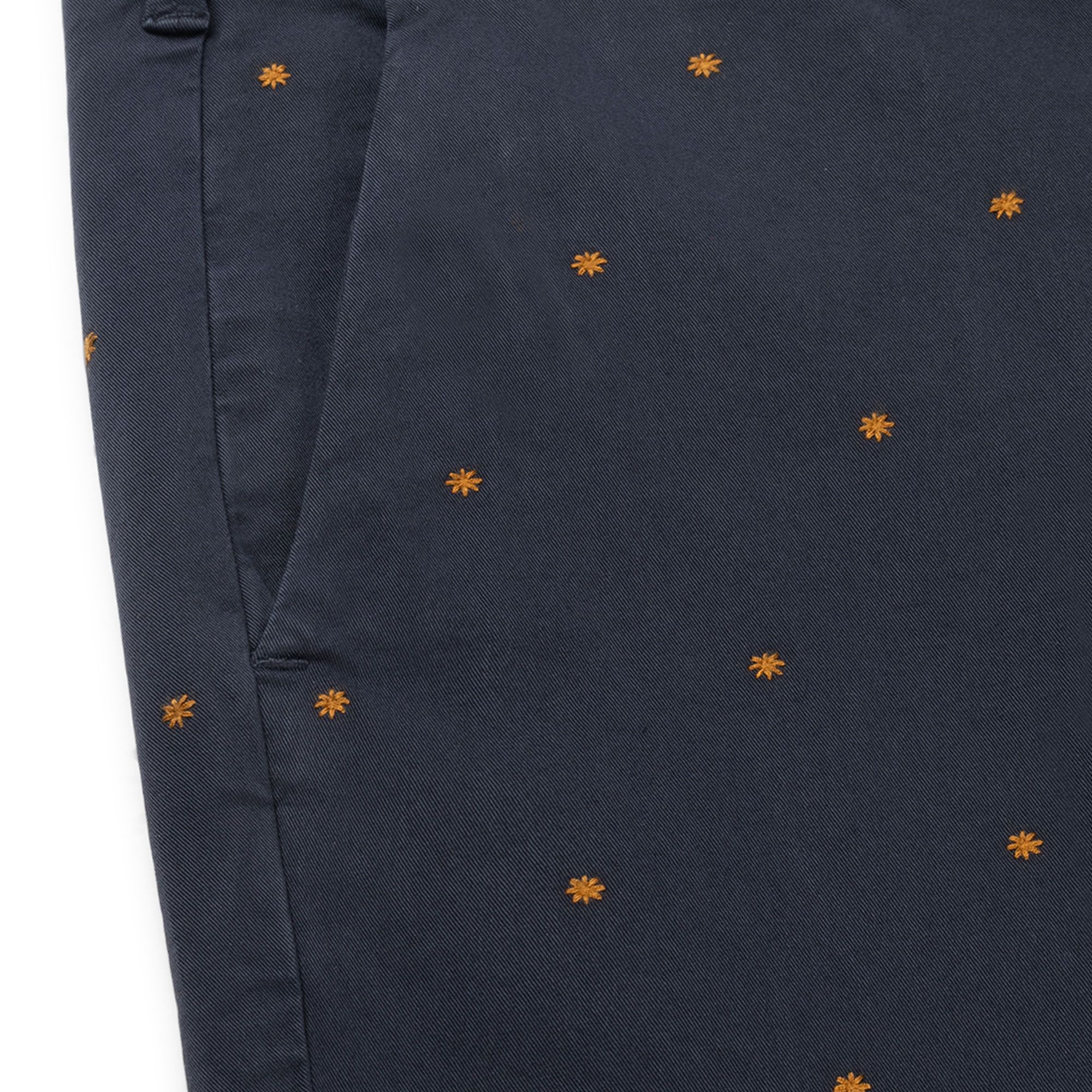 40WEFT Lennybe Micro Ricamo Asterisco Chino Short Heren