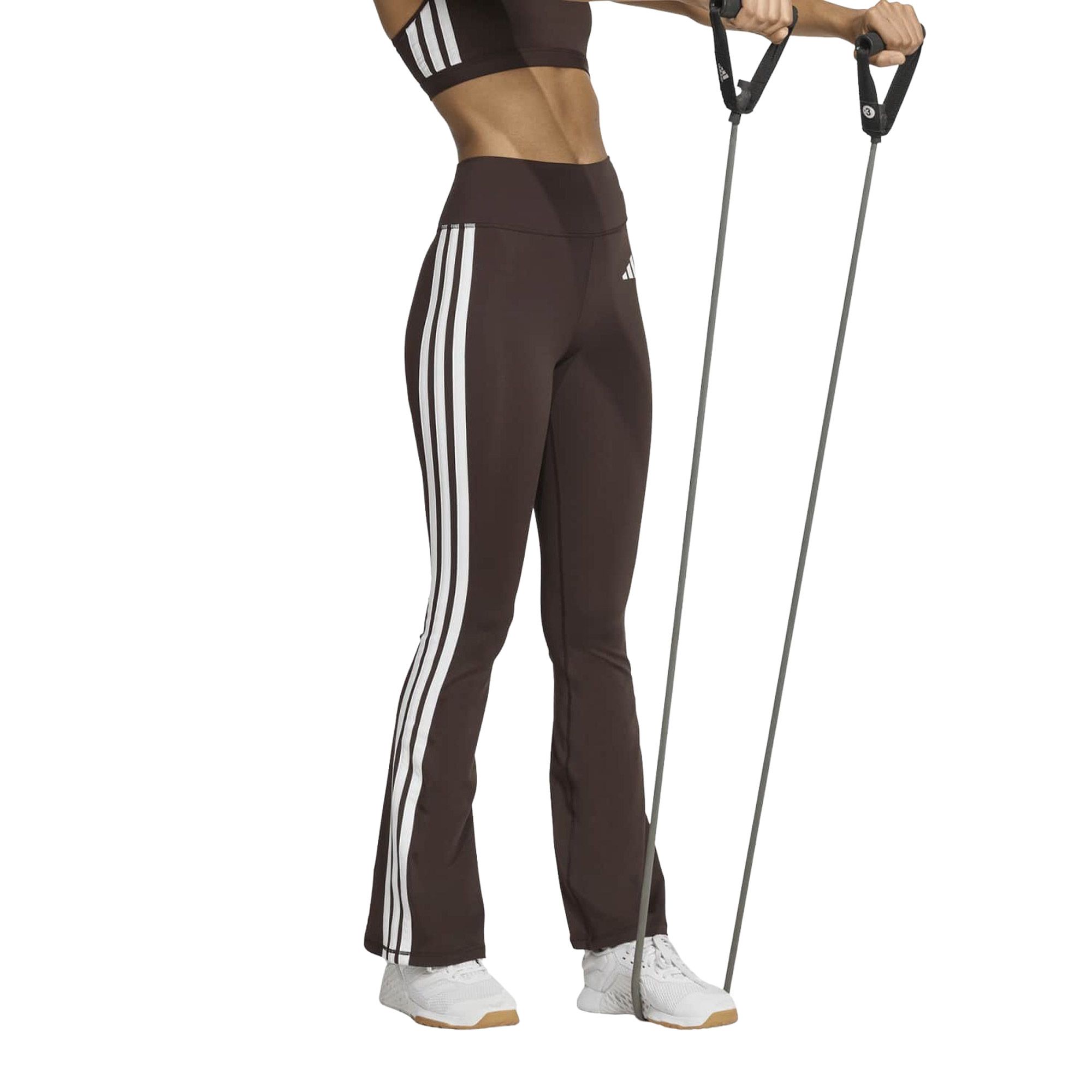 Adidas Optime Essentials 3-Stripes Flared Legging Dames