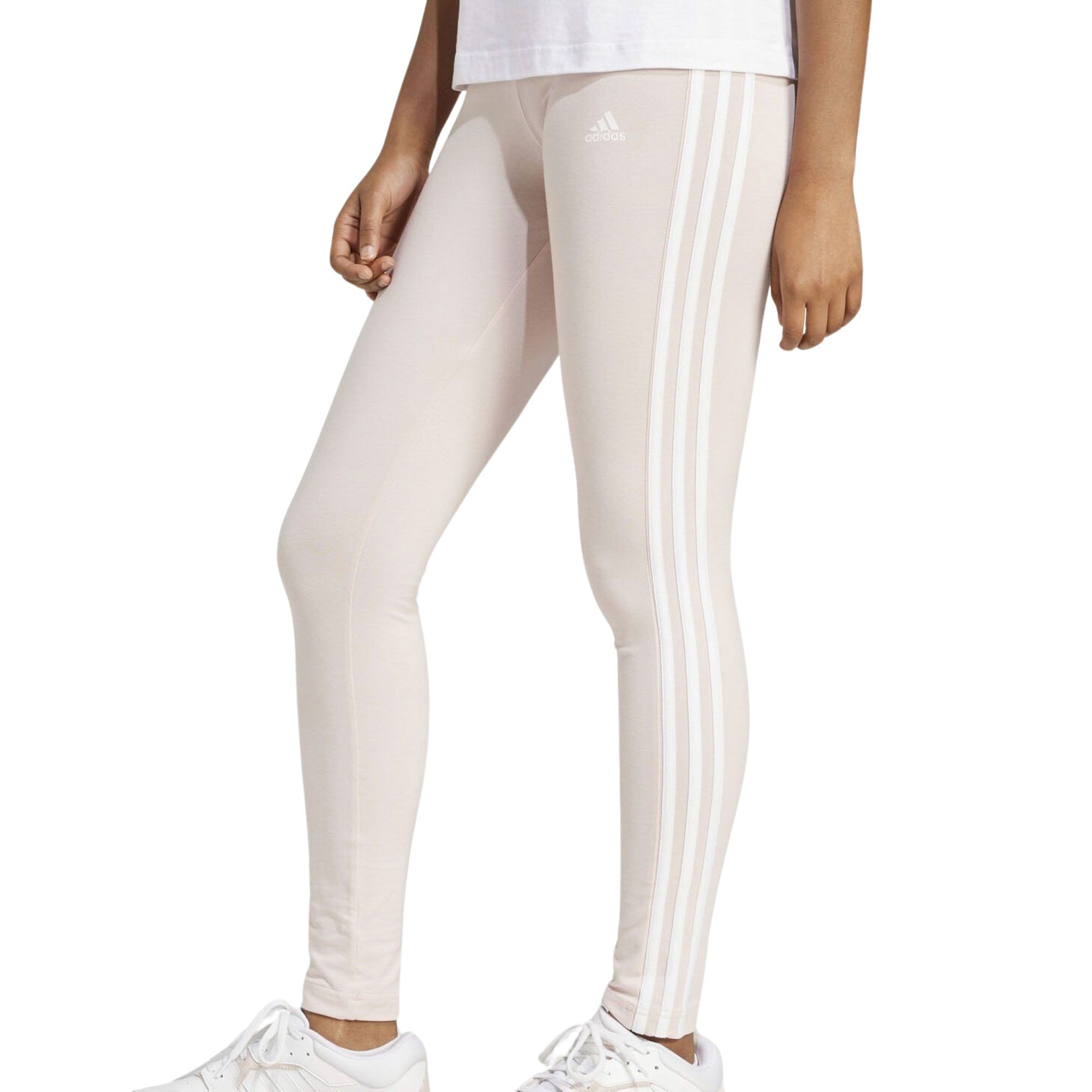 white adidas leggings