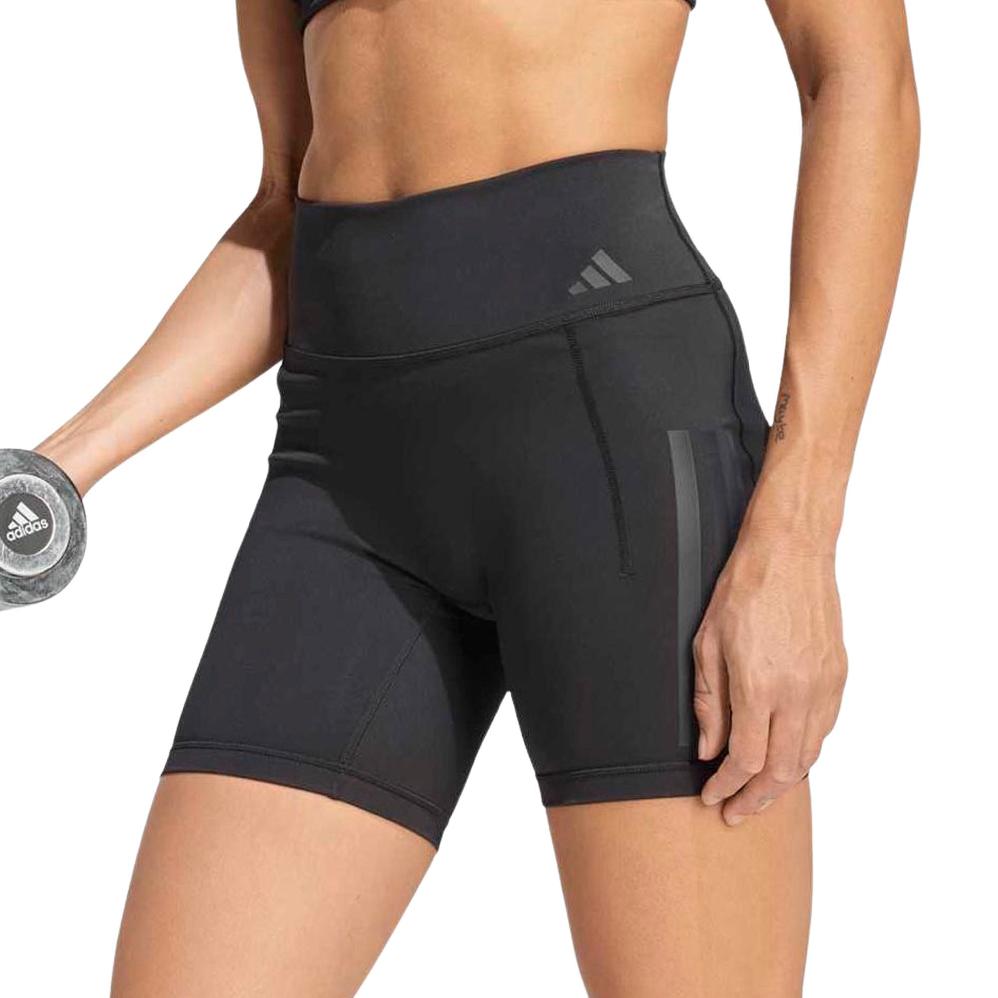 Adidas Optime 3-Stripes Short Legging Dames