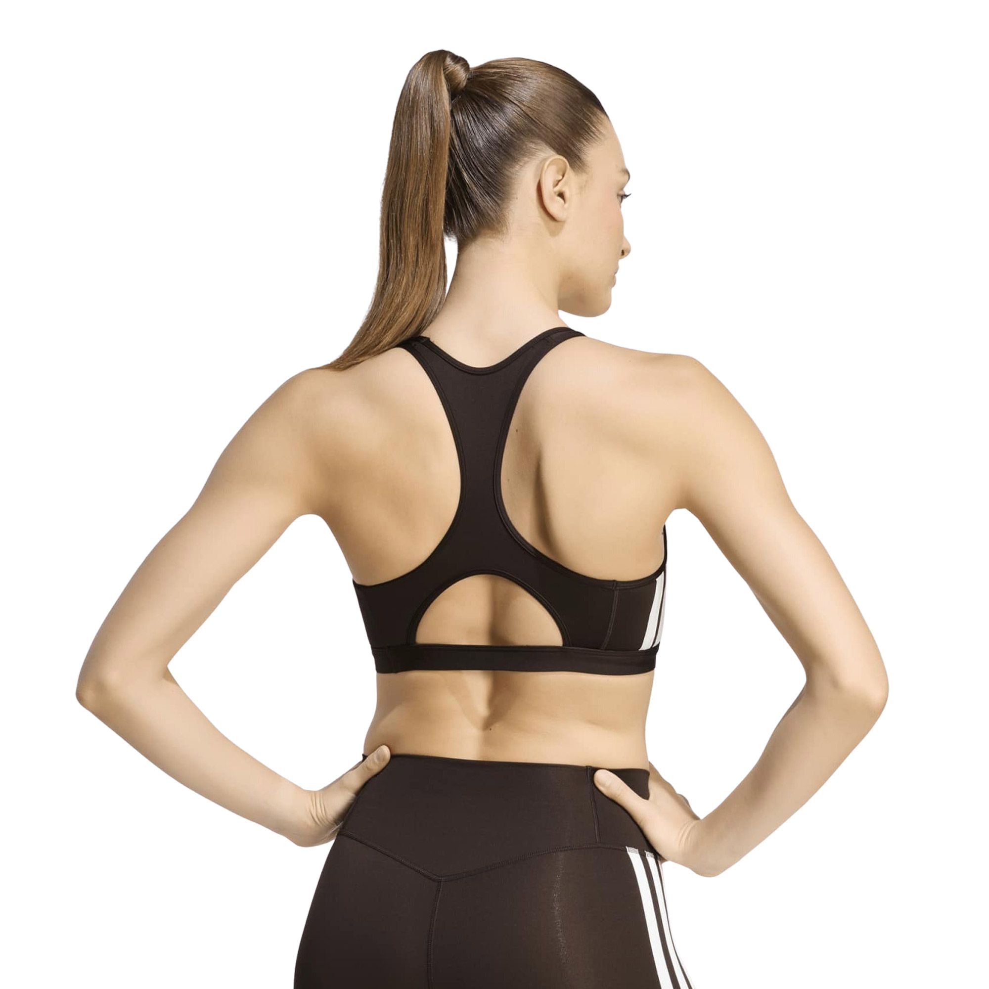 Adidas Optime Essentials 3-Stripes Medium Support Sports Bra Women
