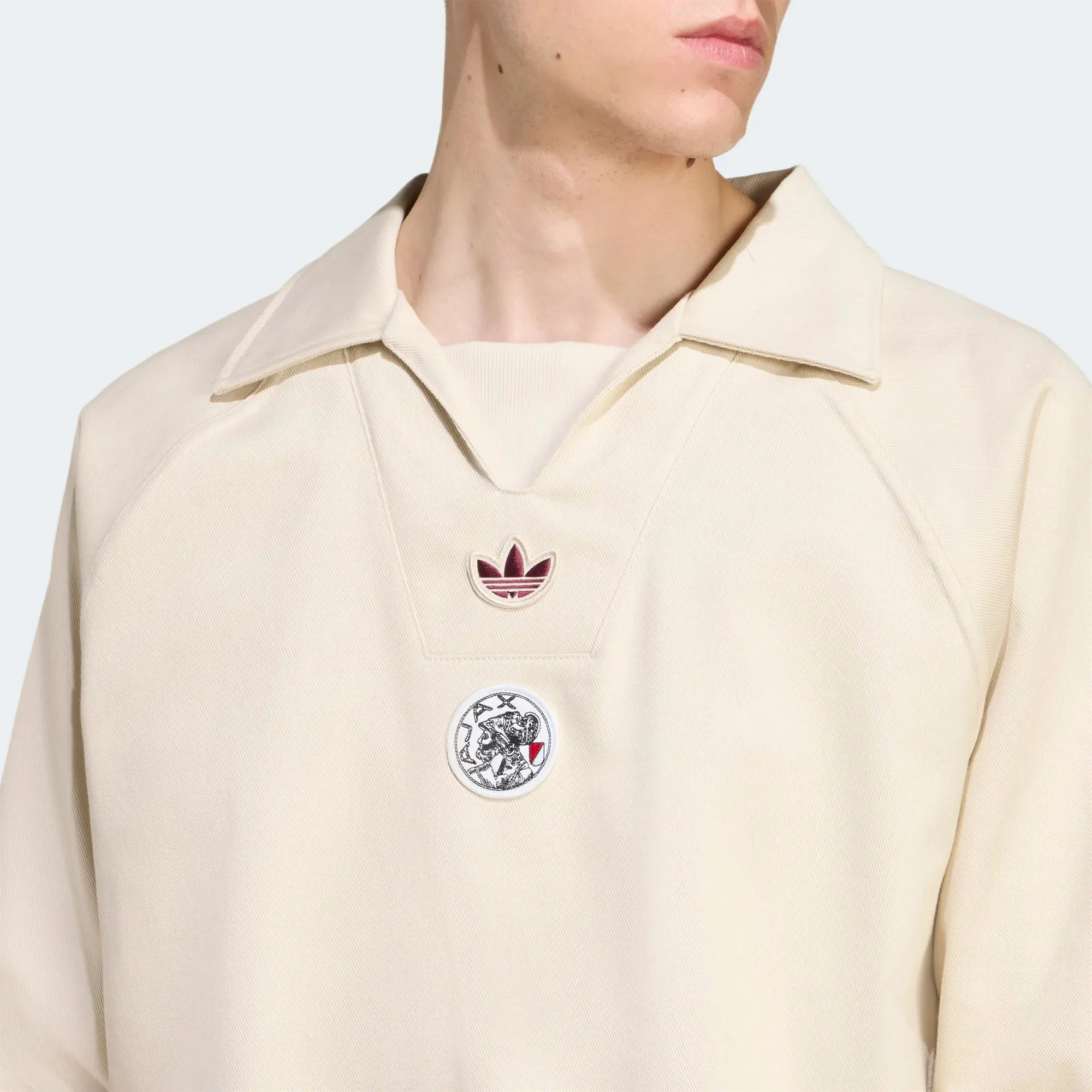 Adidas Ajax Terrace Icons Drill Longsleeve Shirt Heren