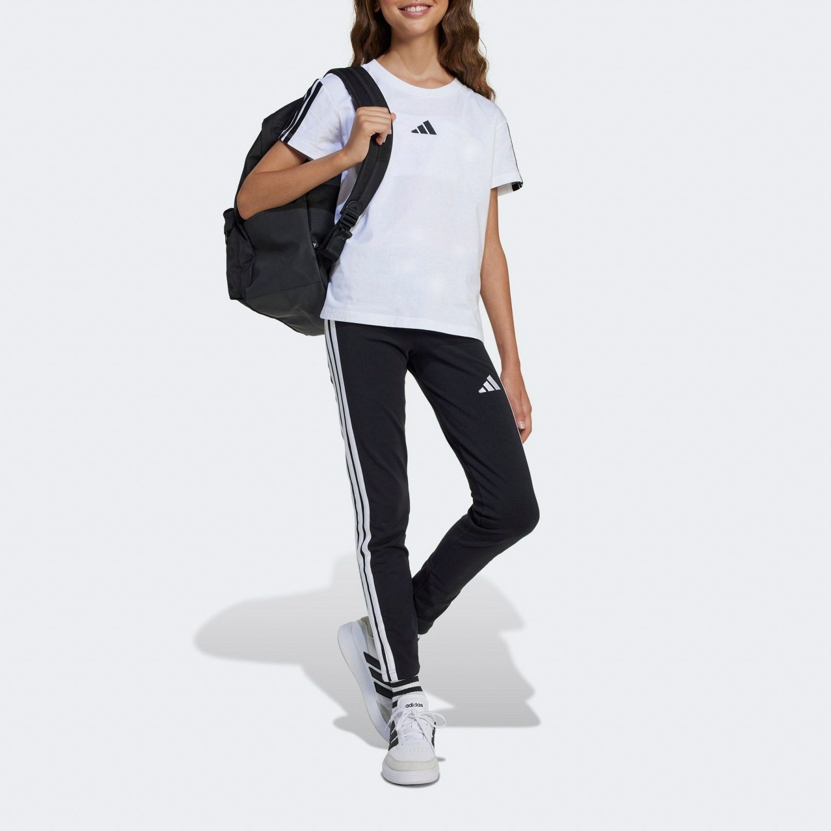 Adidas Essentials 3-Stripes Shirt Meisjes