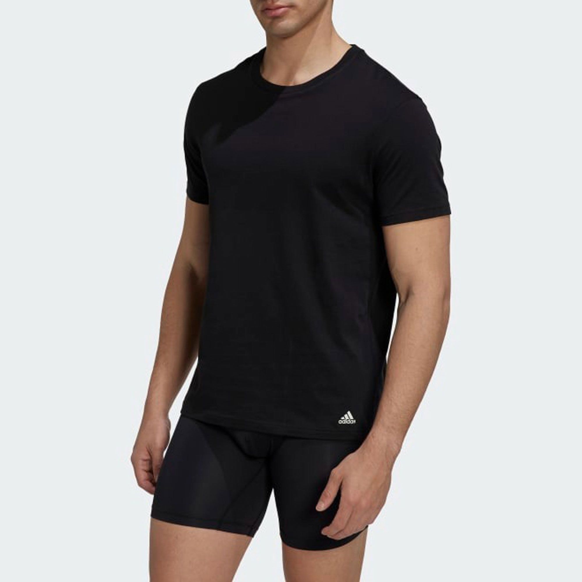 Adidas Crew Neck Shirts Heren (3-pack)