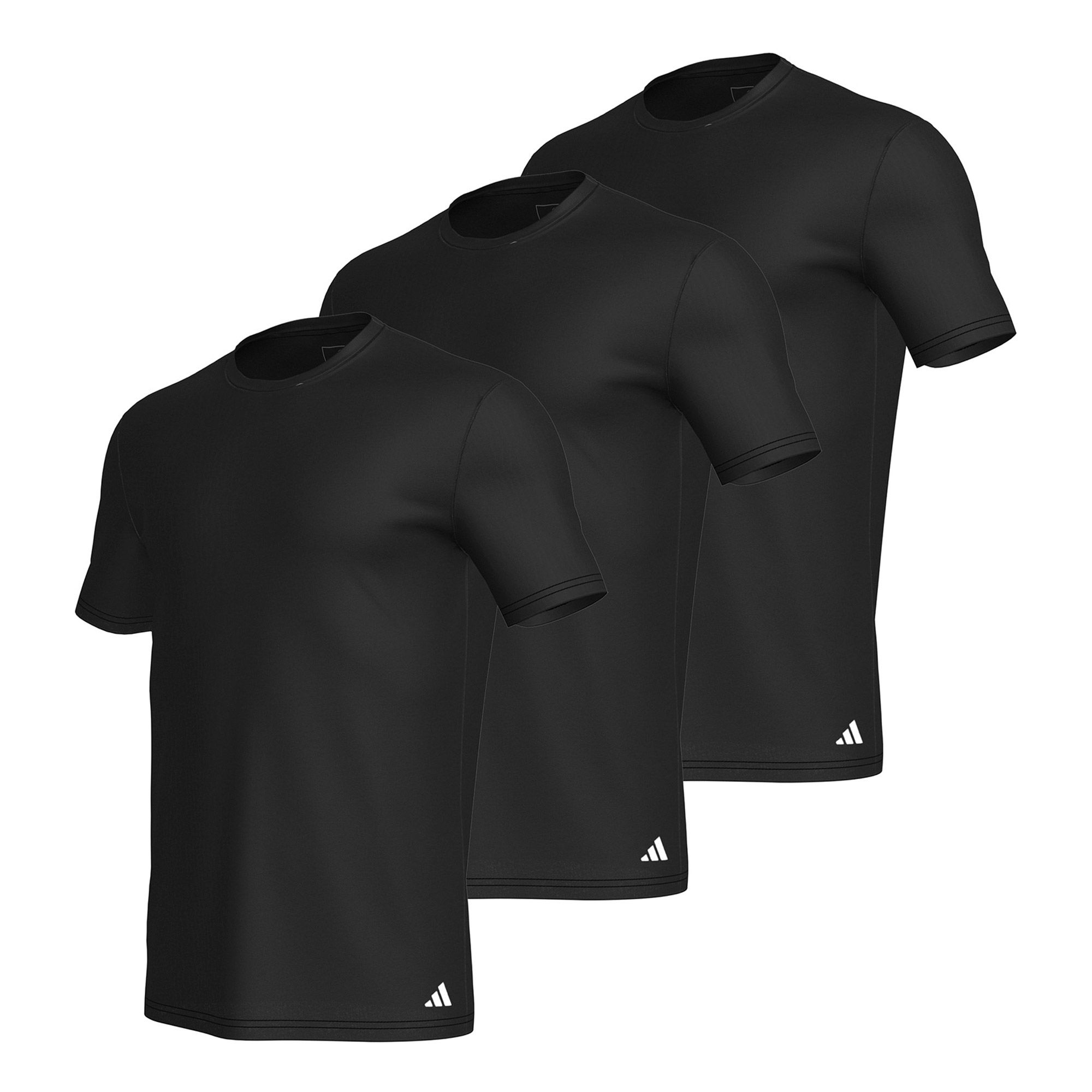 Adidas Crew Neck Shirt Heren (3-pack)