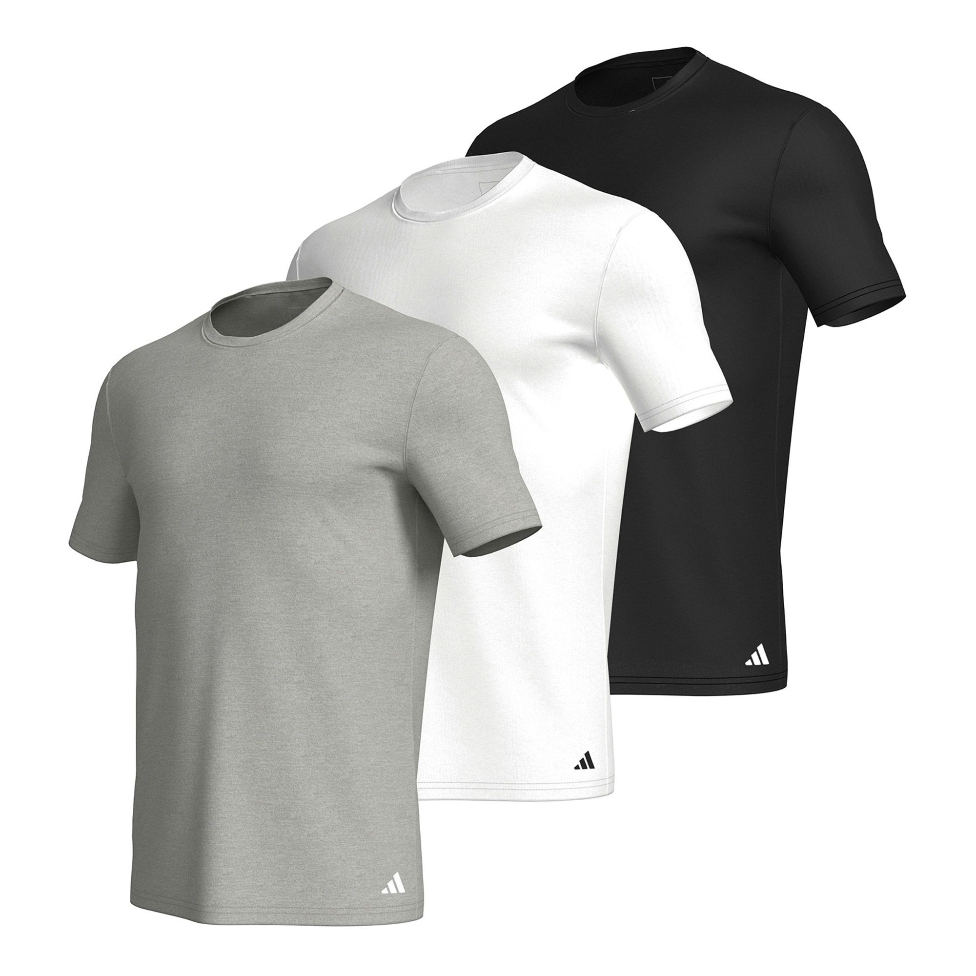 Adidas Crew Neck Shirt Heren (3-pack)