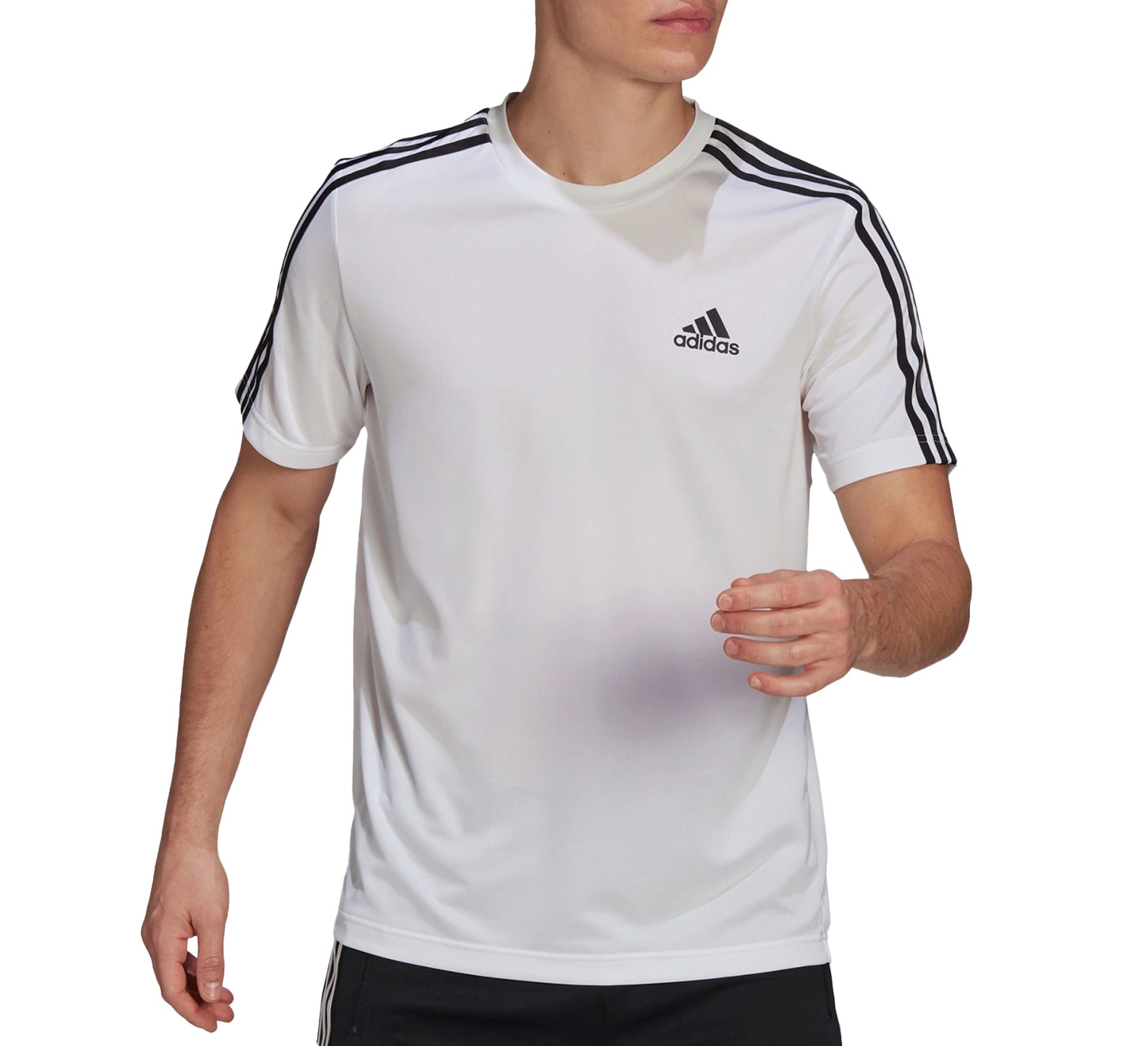 Adidas Designed 2 Move 3-stripes Shirt Heren