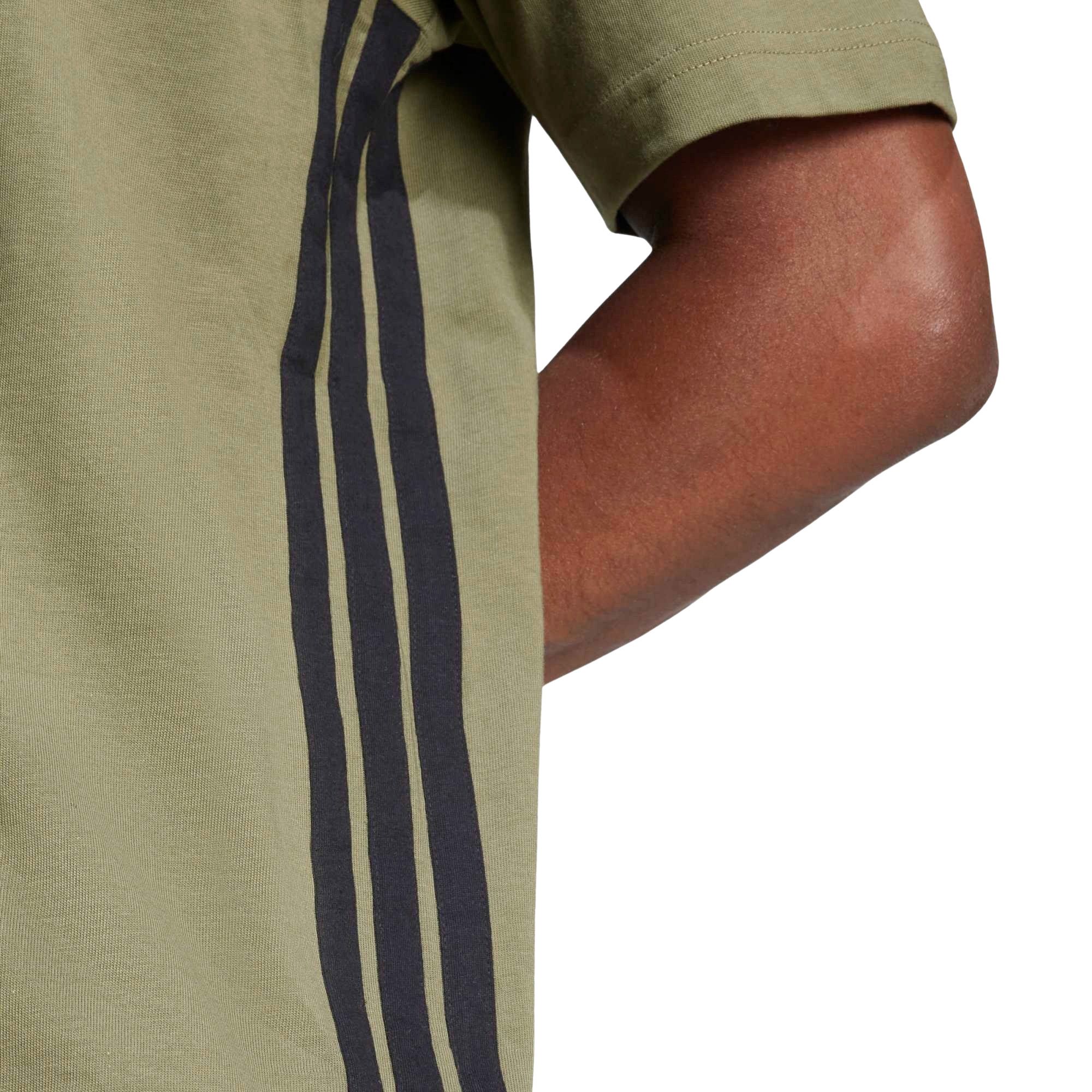 Adidas Essentials 3-Stripes Single Jersey Shirt Heren
