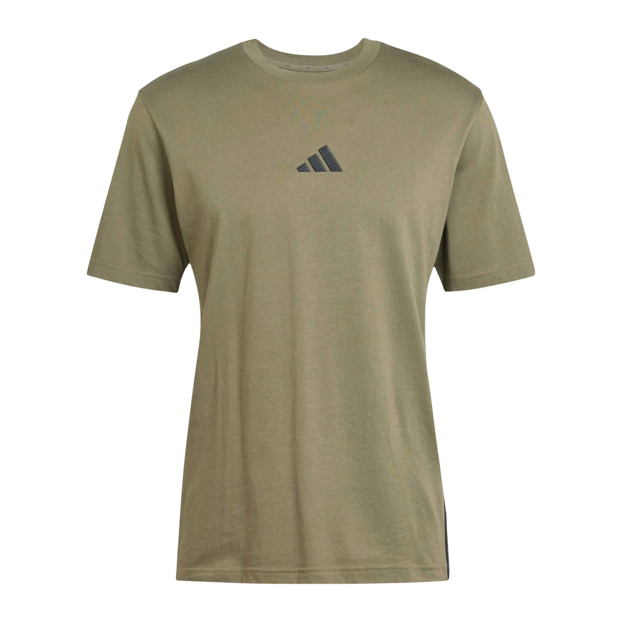 Adidas Essentials 3-Stripes Single Jersey Shirt Heren