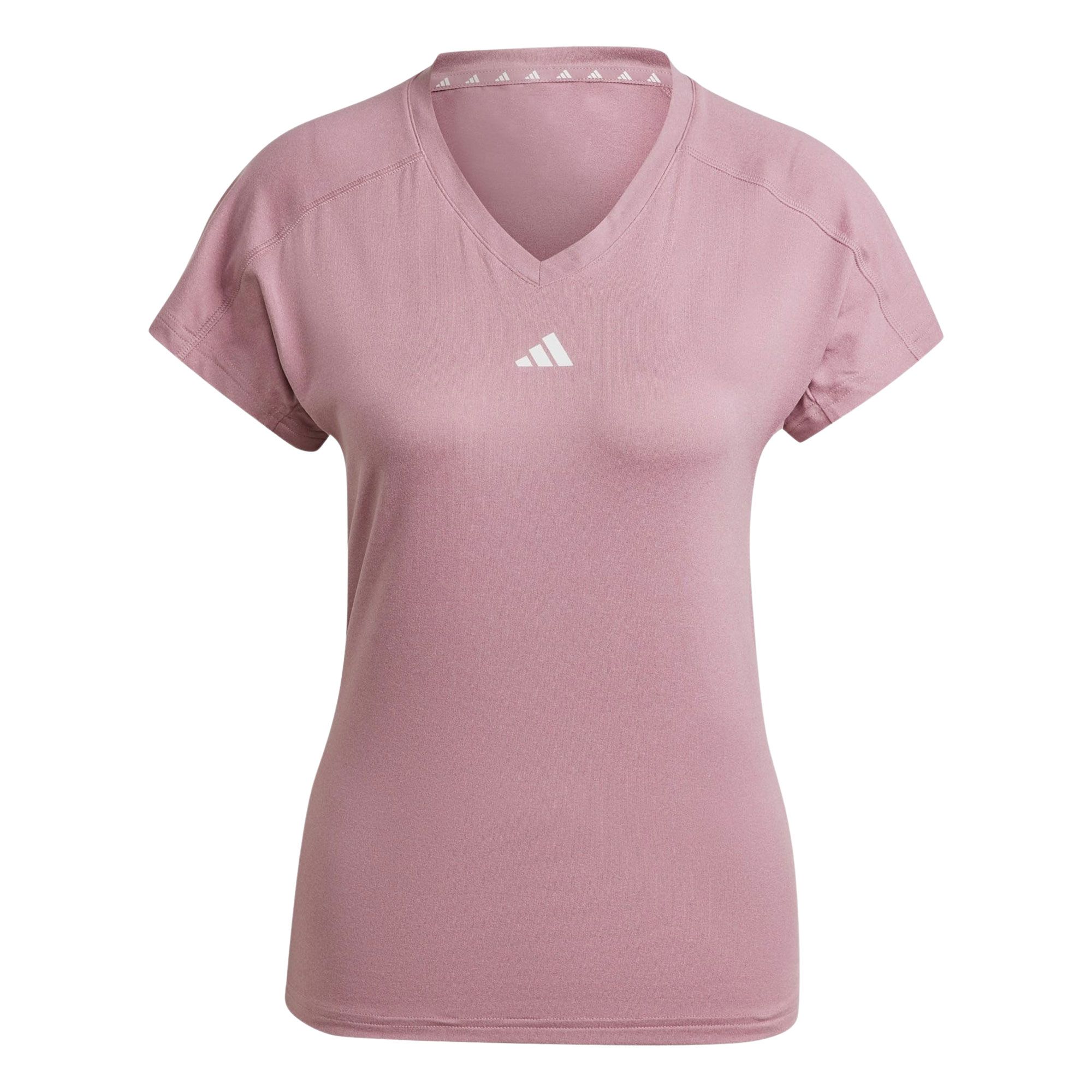 T-shirt Adidas Train Essentials Minimal Branding V-neck Femmes