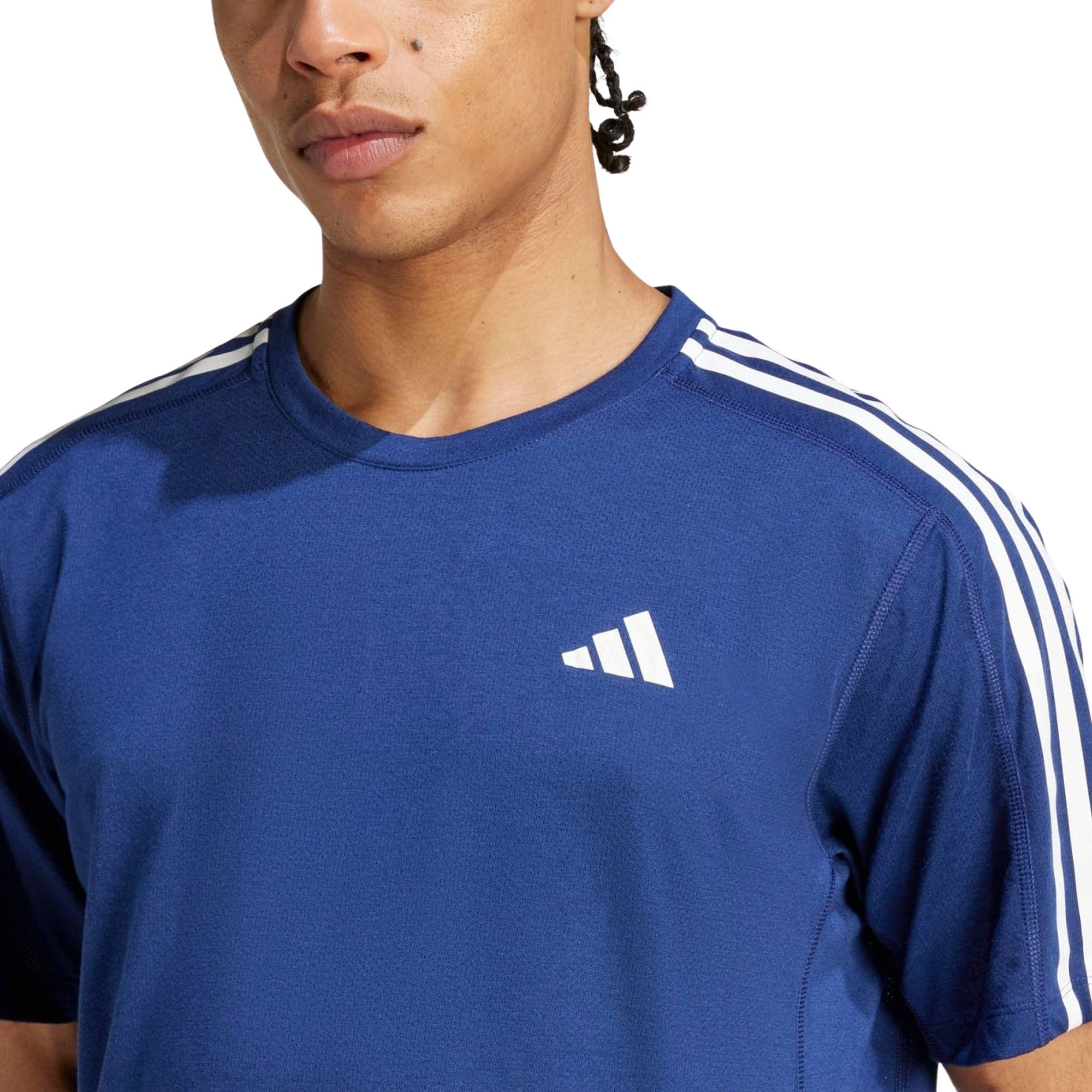 T-shirt Adidas Own The Run 3-Stripes Hommes