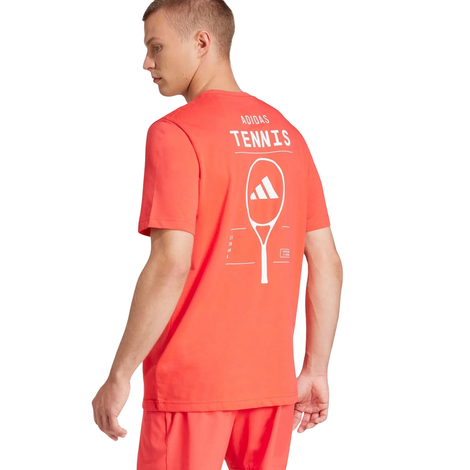 Adidas AeroReady Graphic Tennis Shirt Heren
