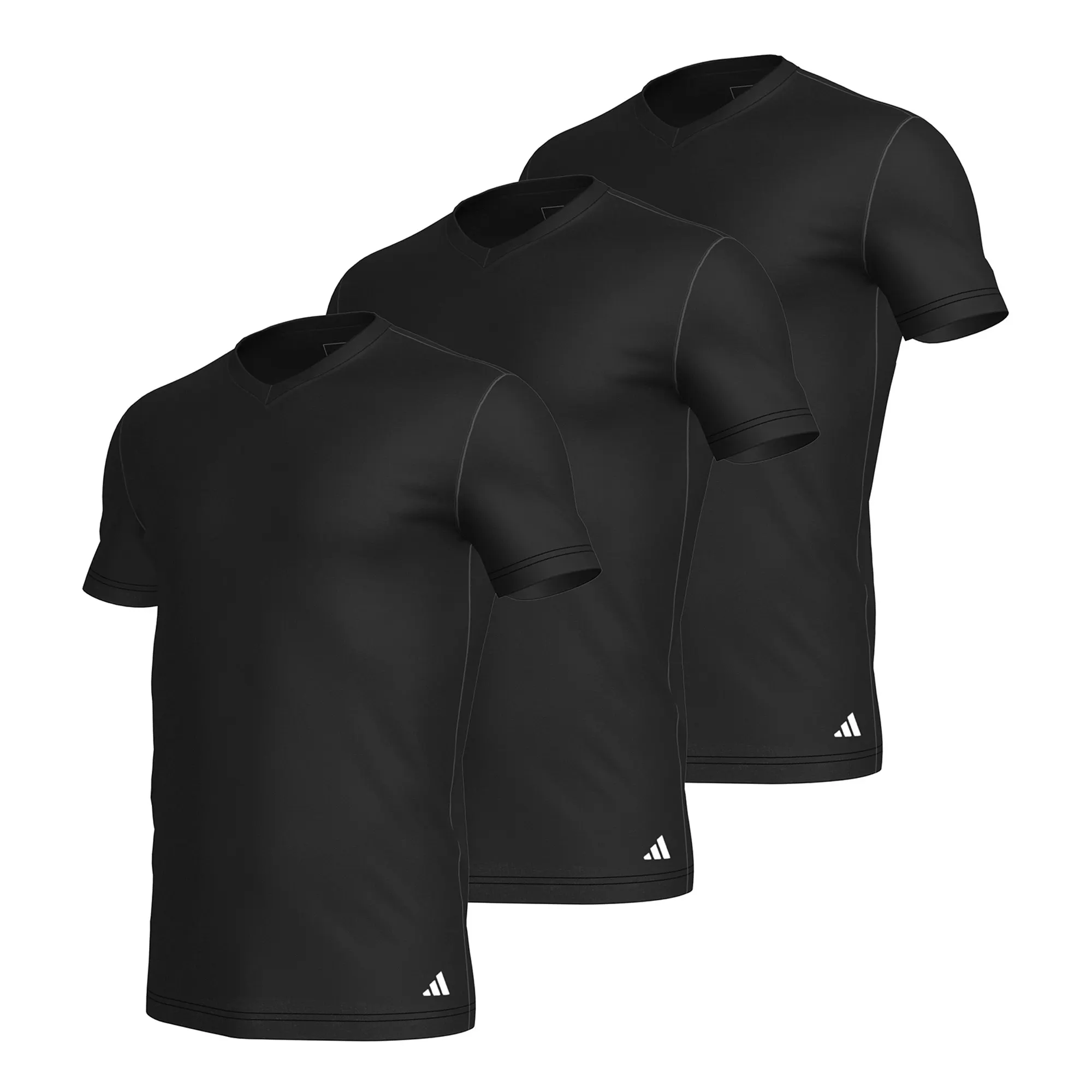 Adidas V-Neck Shirt Heren (3-pack)