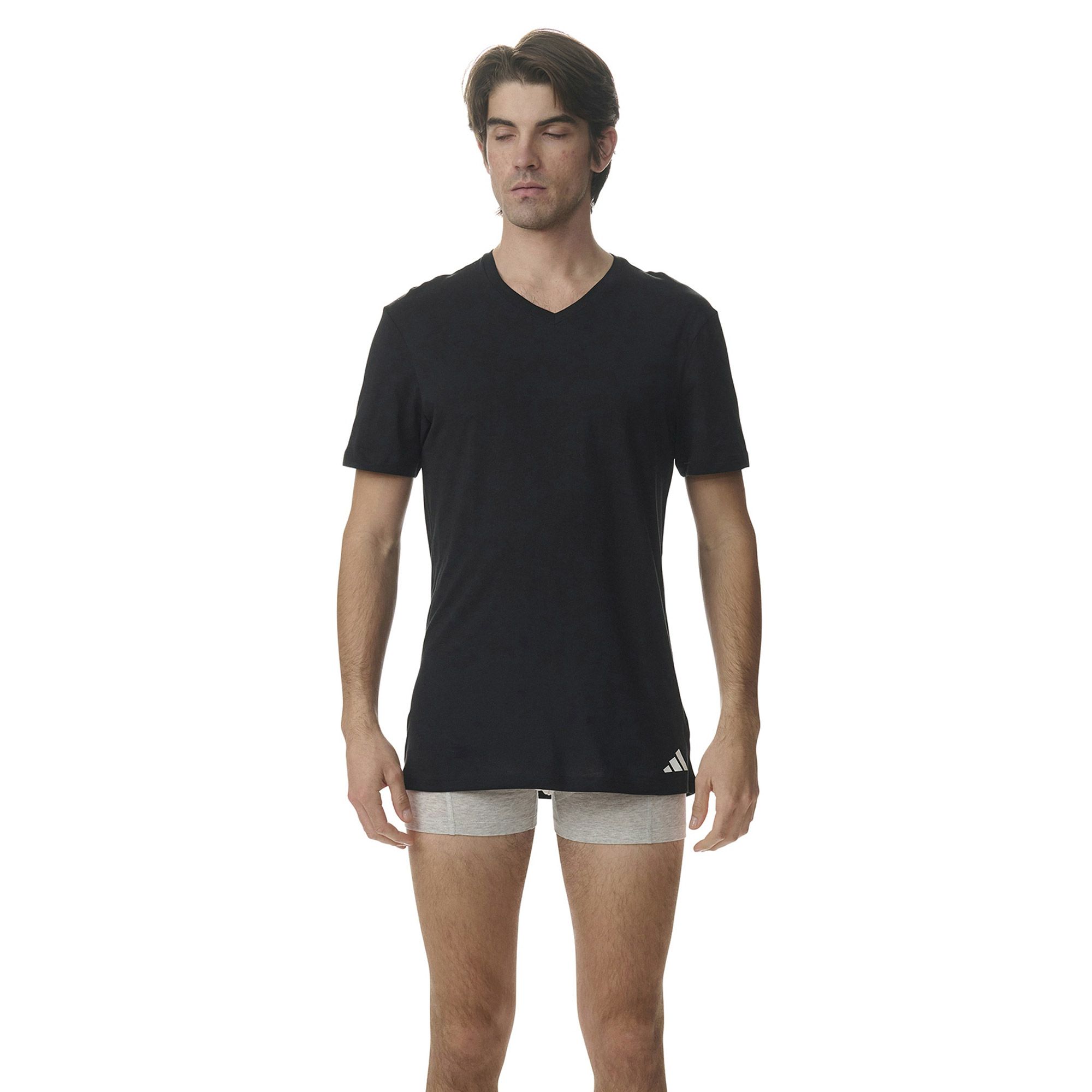 Adidas V-Neck Shirt Heren (3-pack)
