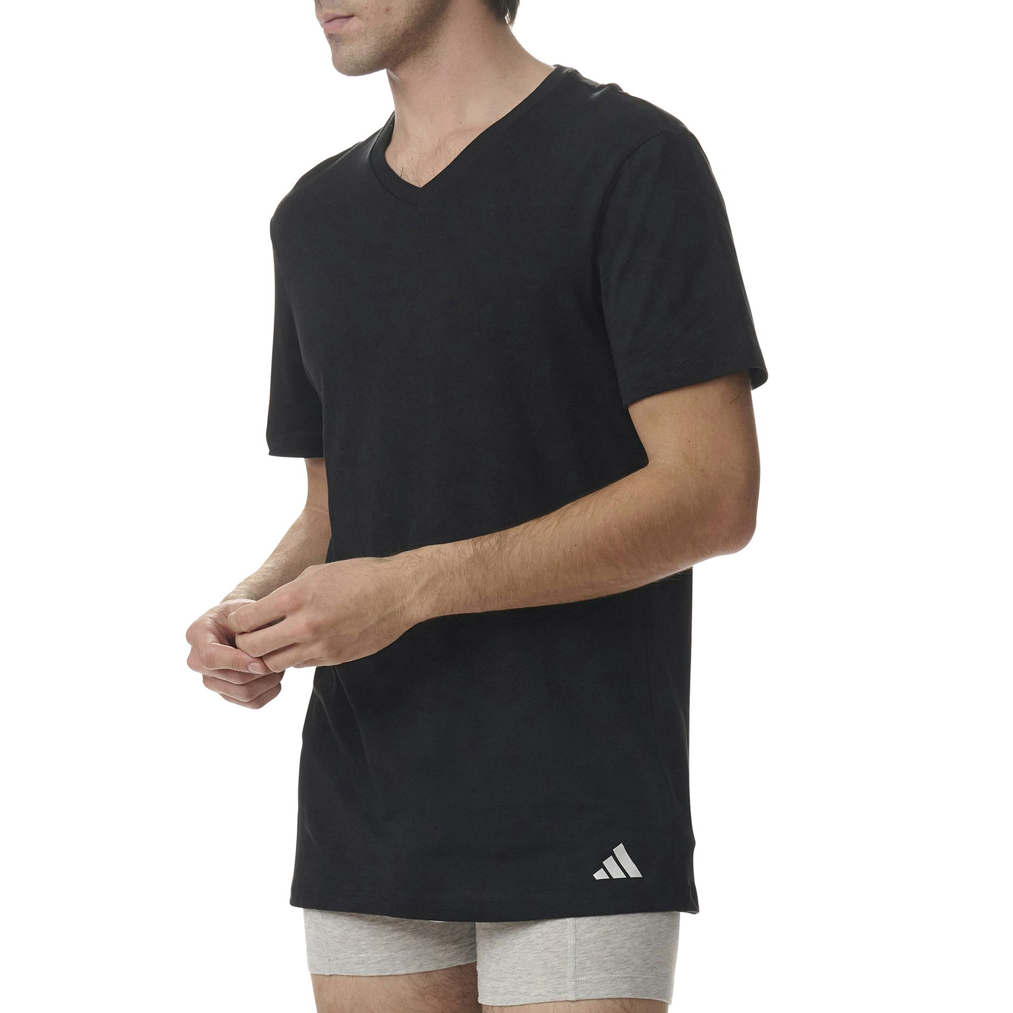 Adidas V-Neck Shirt Heren (3-pack)