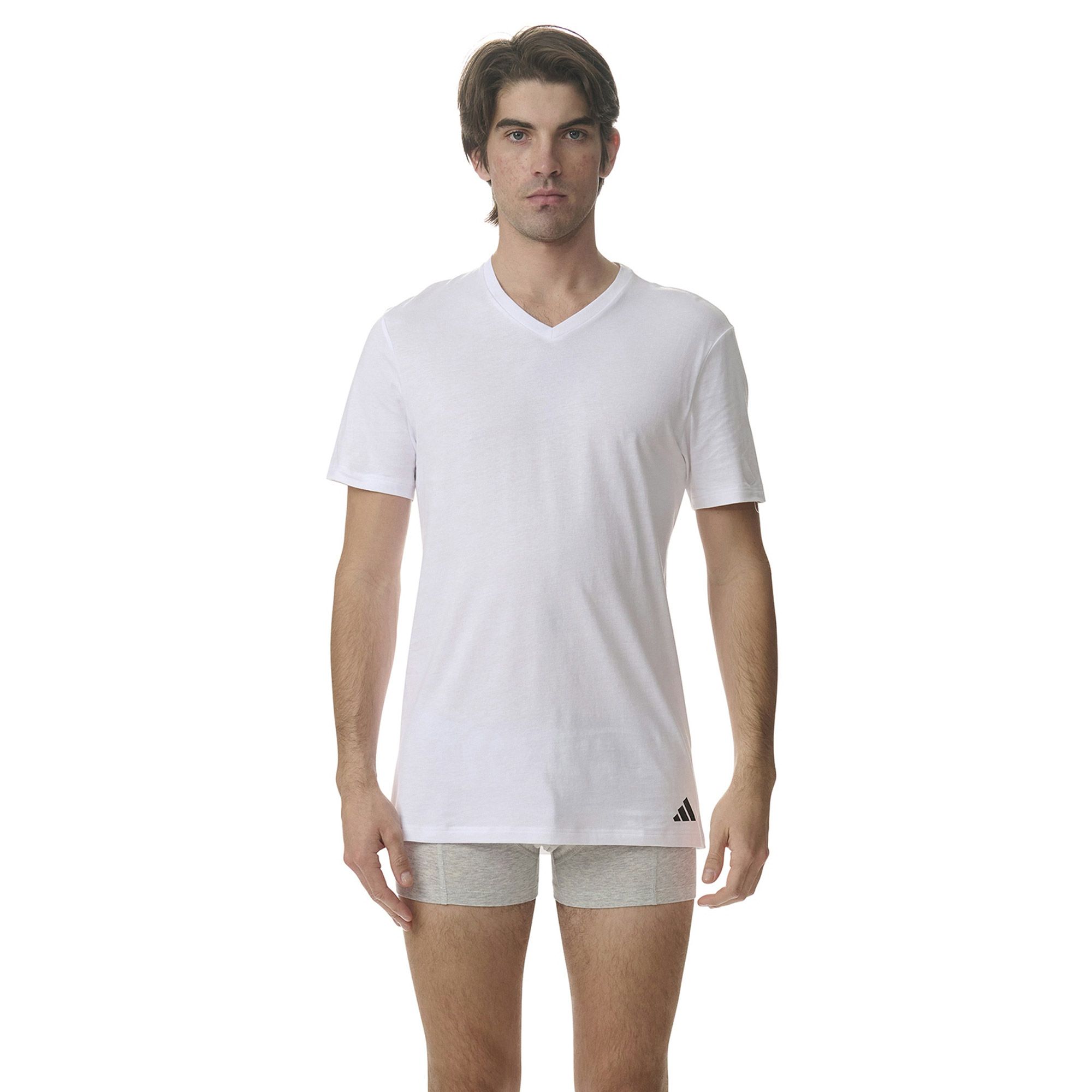 Adidas V-Neck Shirt Heren (3-pack)
