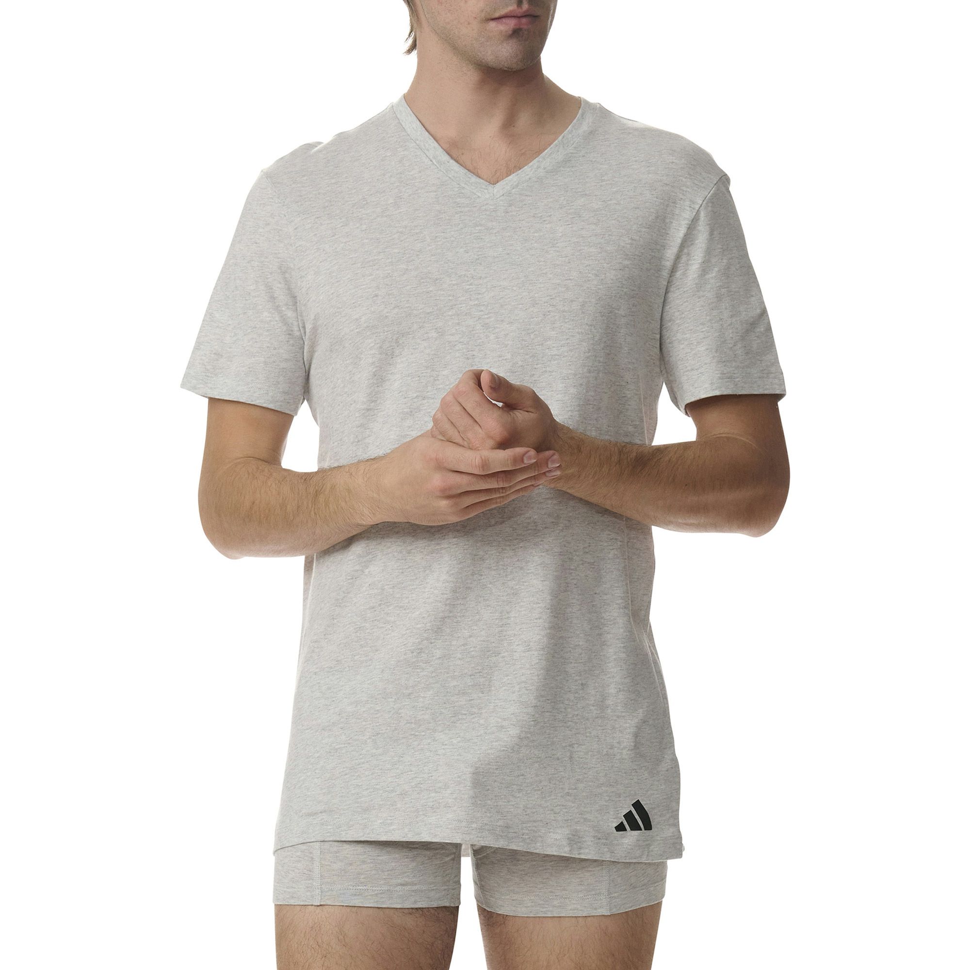 Adidas V-Neck Shirt Heren (3-pack)