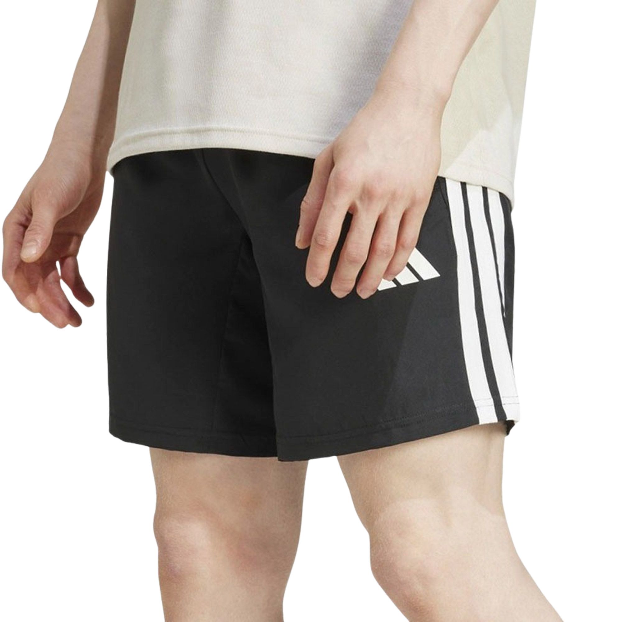 Adidas Train Essentials Woven 3-Stripes Short Men | Plutosport