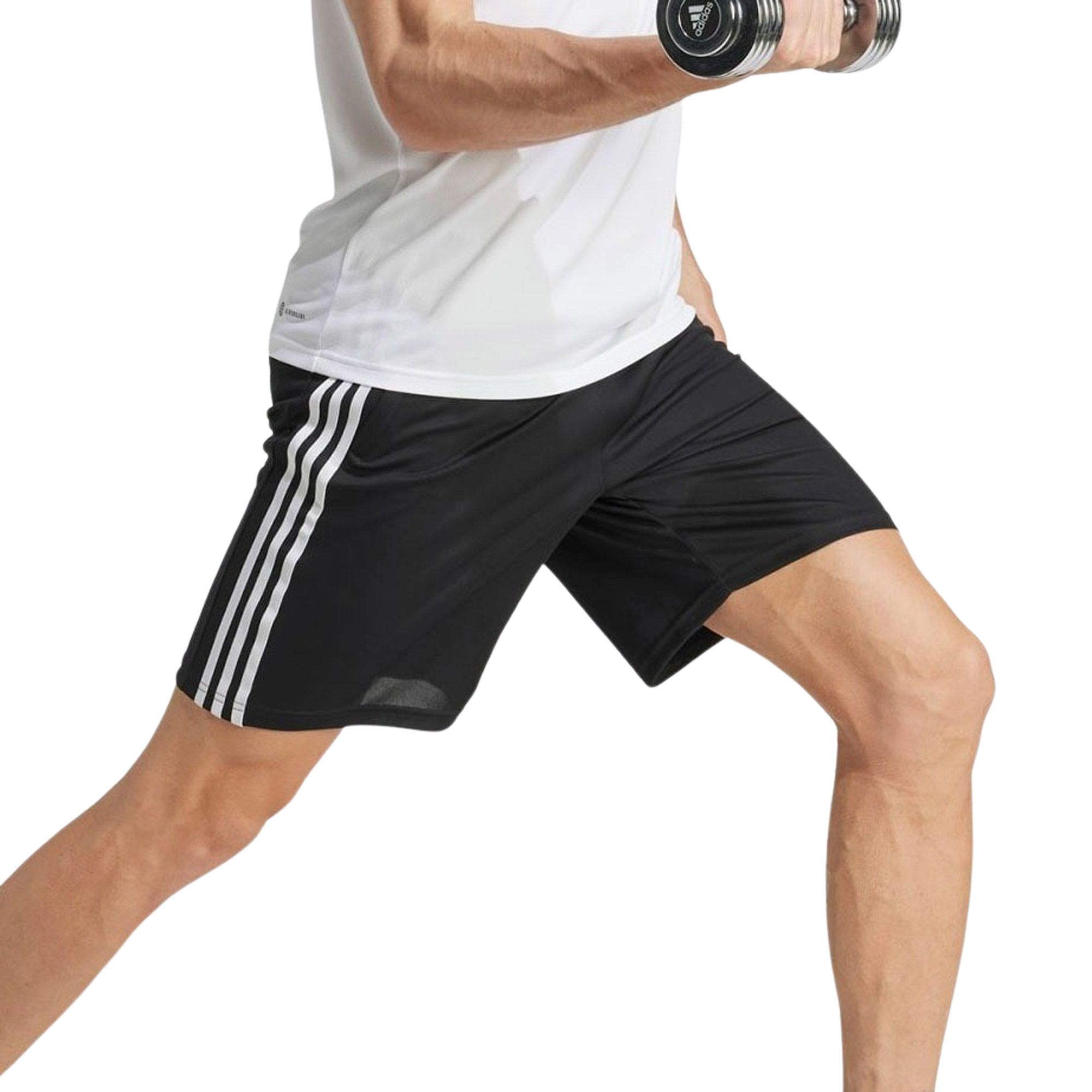Adidas Train Essentials Piqué 3-Stripes Short Heren