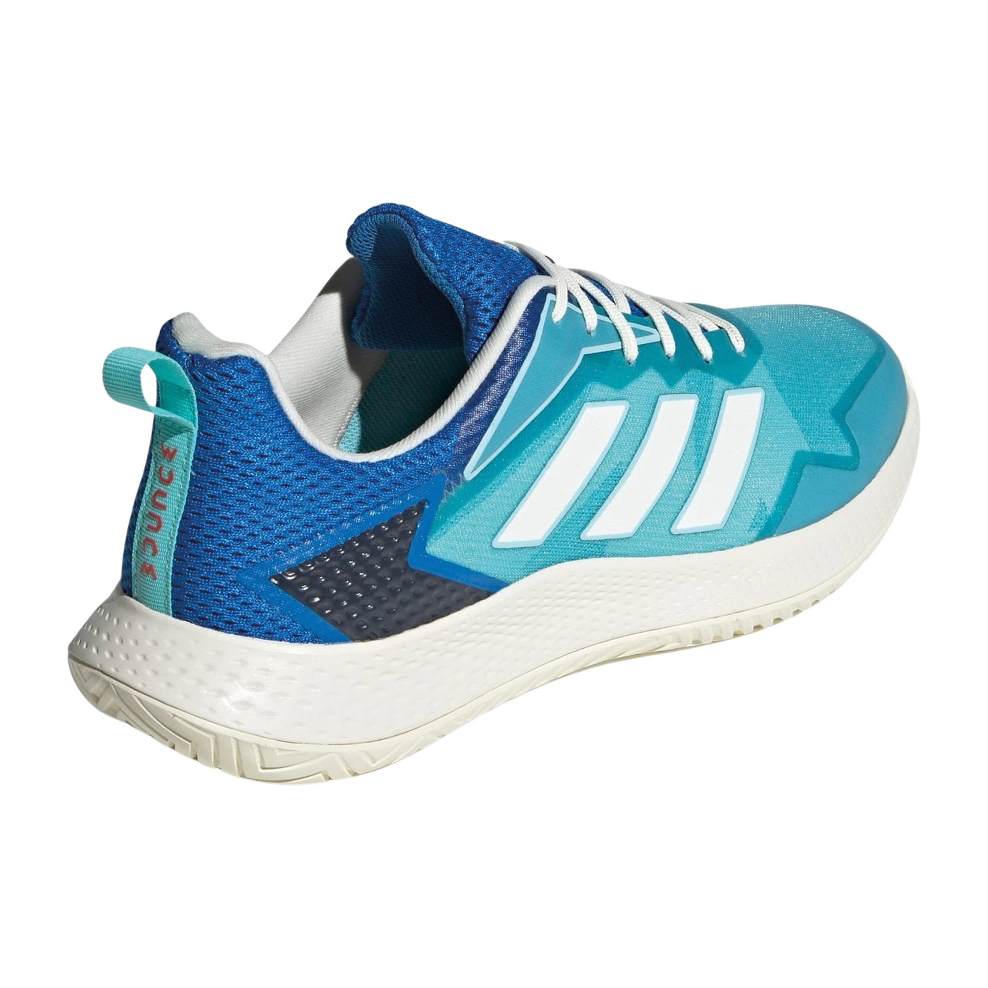 adidas gazelle silver green womens adidas Defiant Speed 2 White/Lucid Blue/Aqua Mens Shoe main image 1