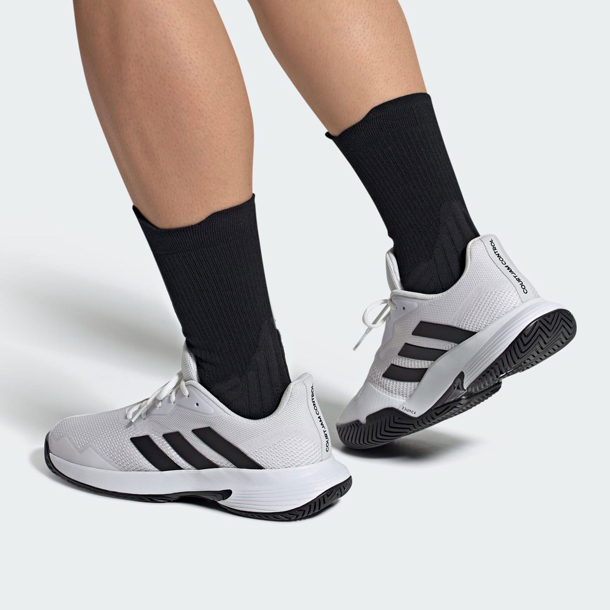 Adidas Courtjam Control Tennisschoen Heren | Plutosport