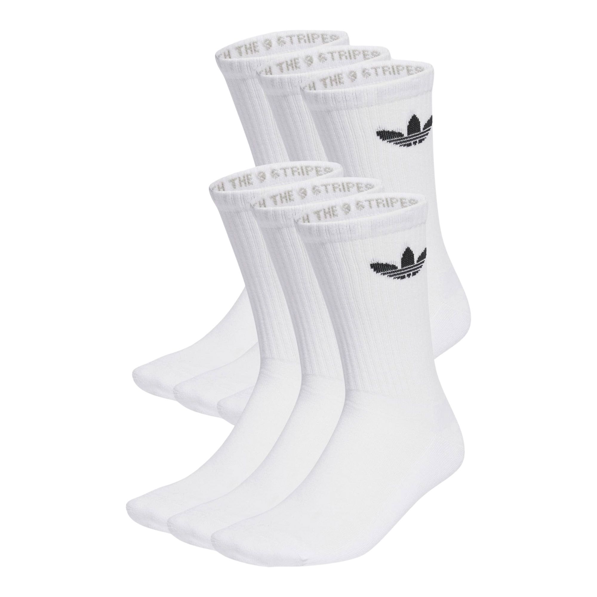 Adidas Trefoil Crew Cushioned Sokken (6-pack)