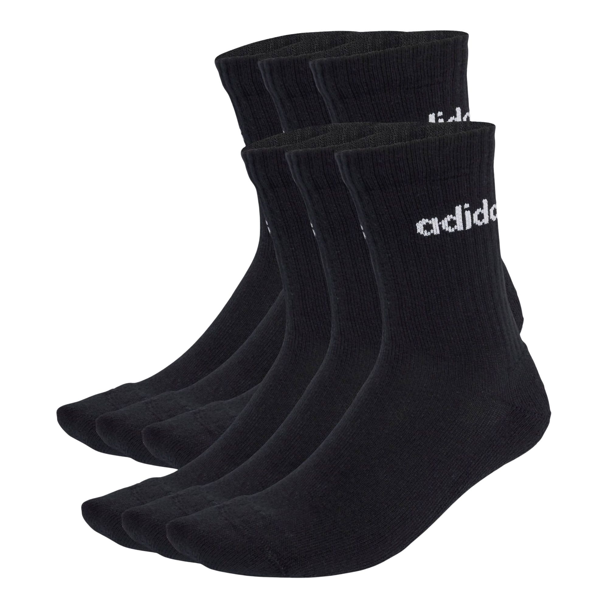 Adidas Linear Crew Sokken (6-pack)
