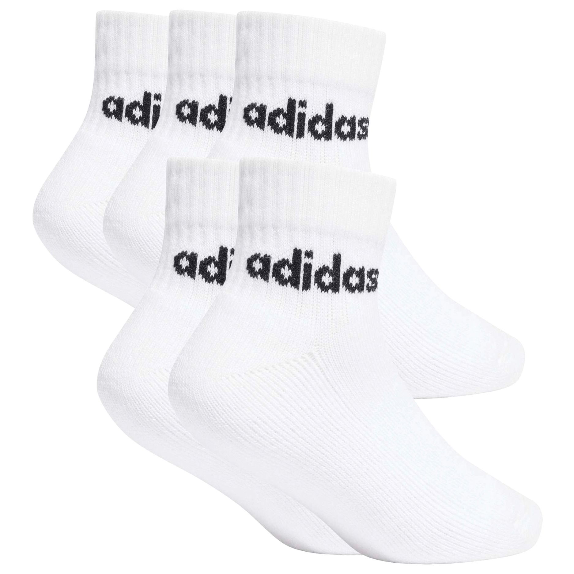 Adidas Linear Enkelsokken (5-pack)