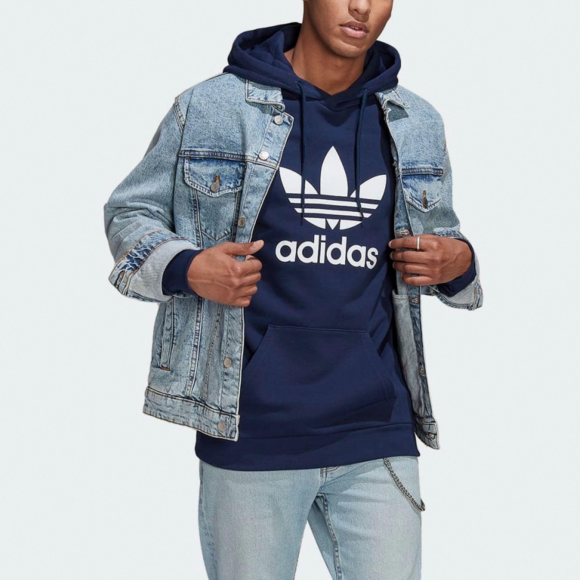 Adidas Adicolor Classics Trefoil Hoodie Heren
