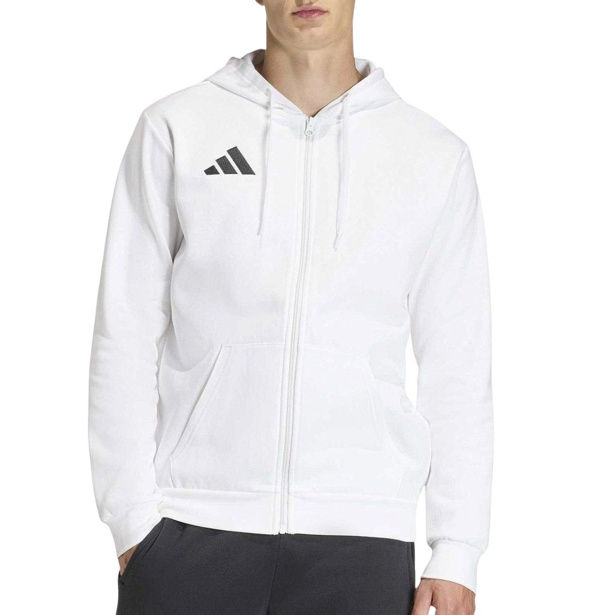 Adidas Entrada 26 Full Zip Hooded Vest Heren