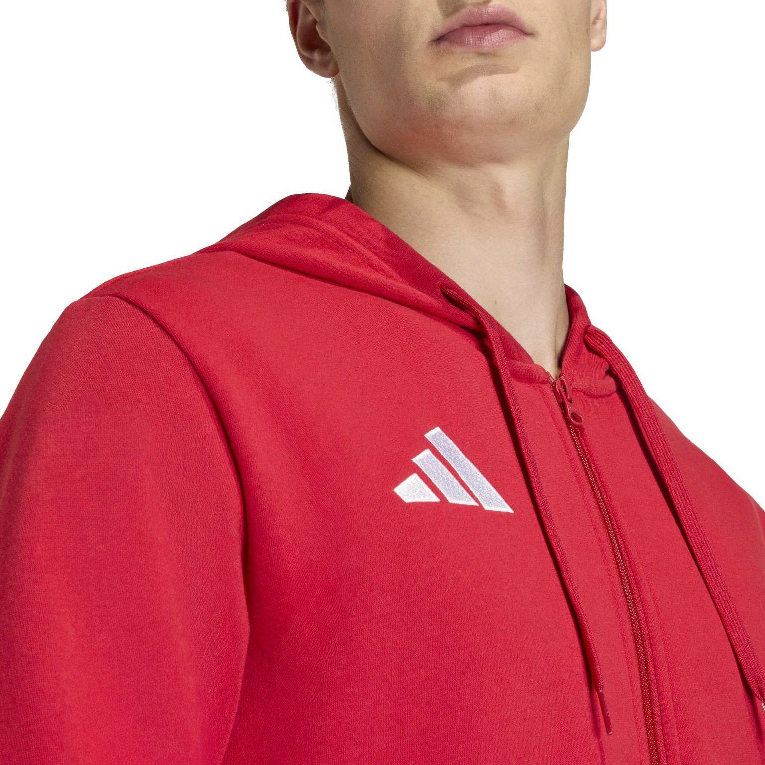 Adidas Entrada 26 Full Zip Hooded Vest Heren