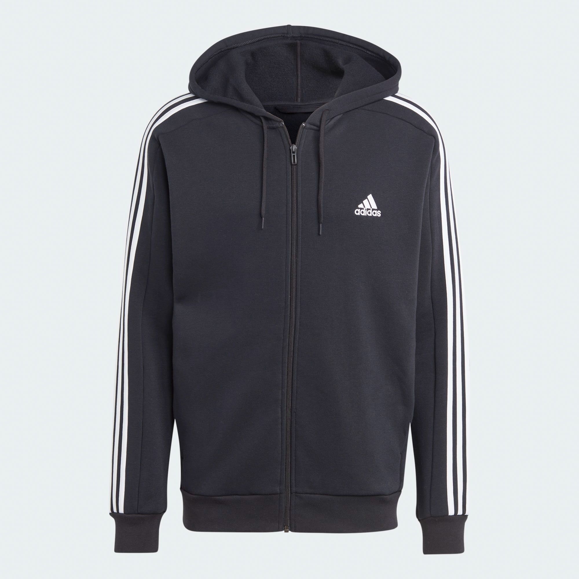 Adidas 3-Stripes Fleece Hoodie Heren