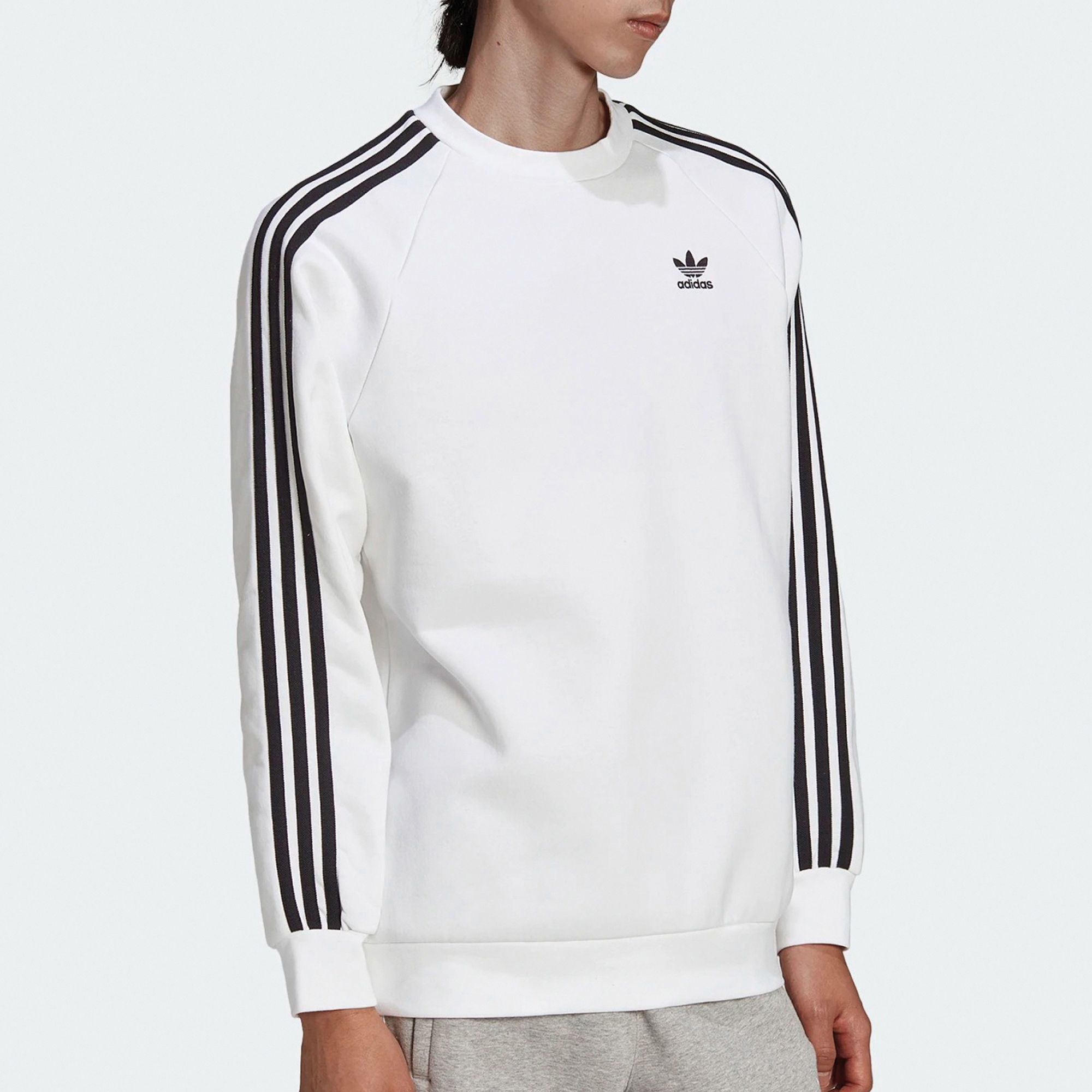 Adidas 3-Stripes Crew Sweater Heren