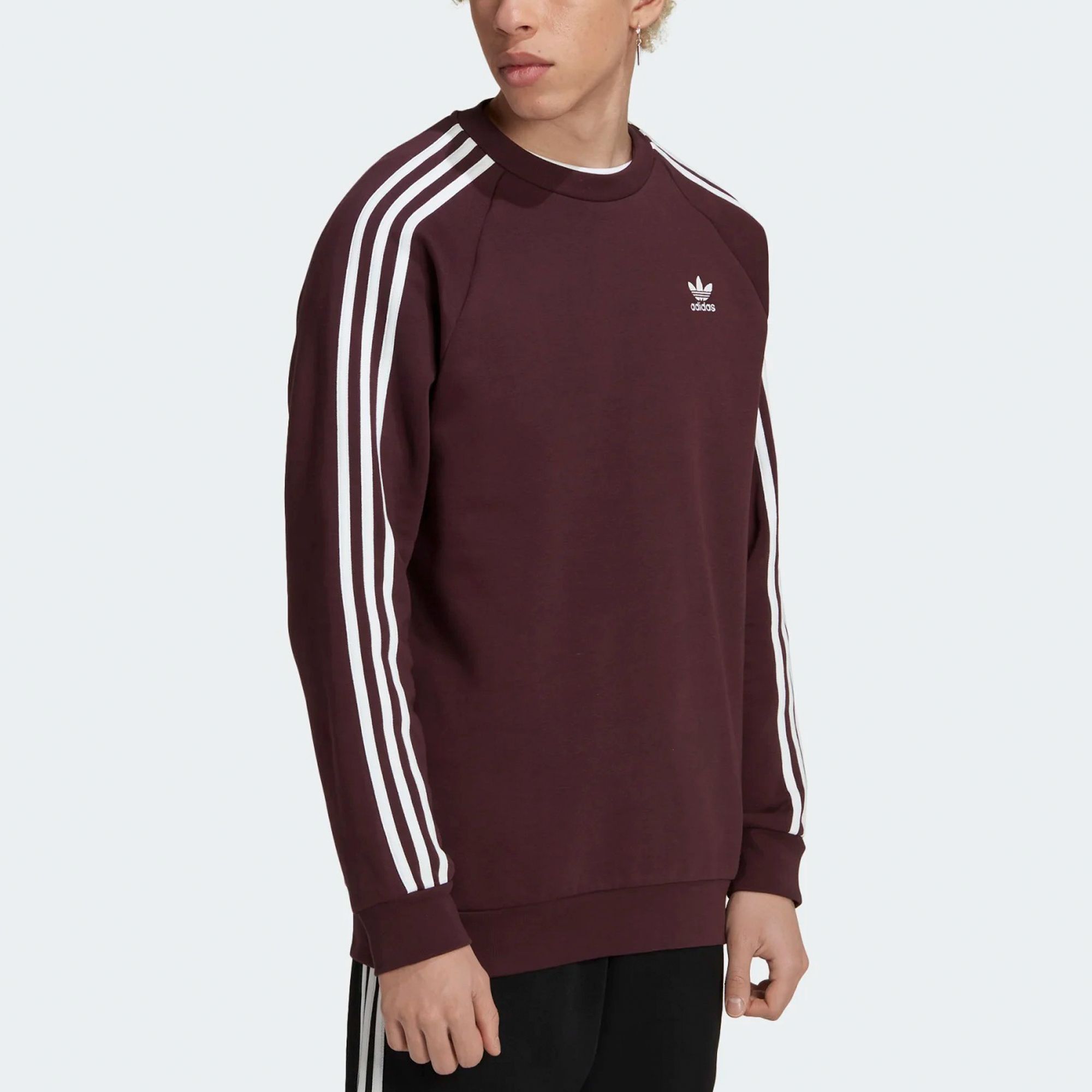 Adidas 3-Stripes Crew Sweater Heren