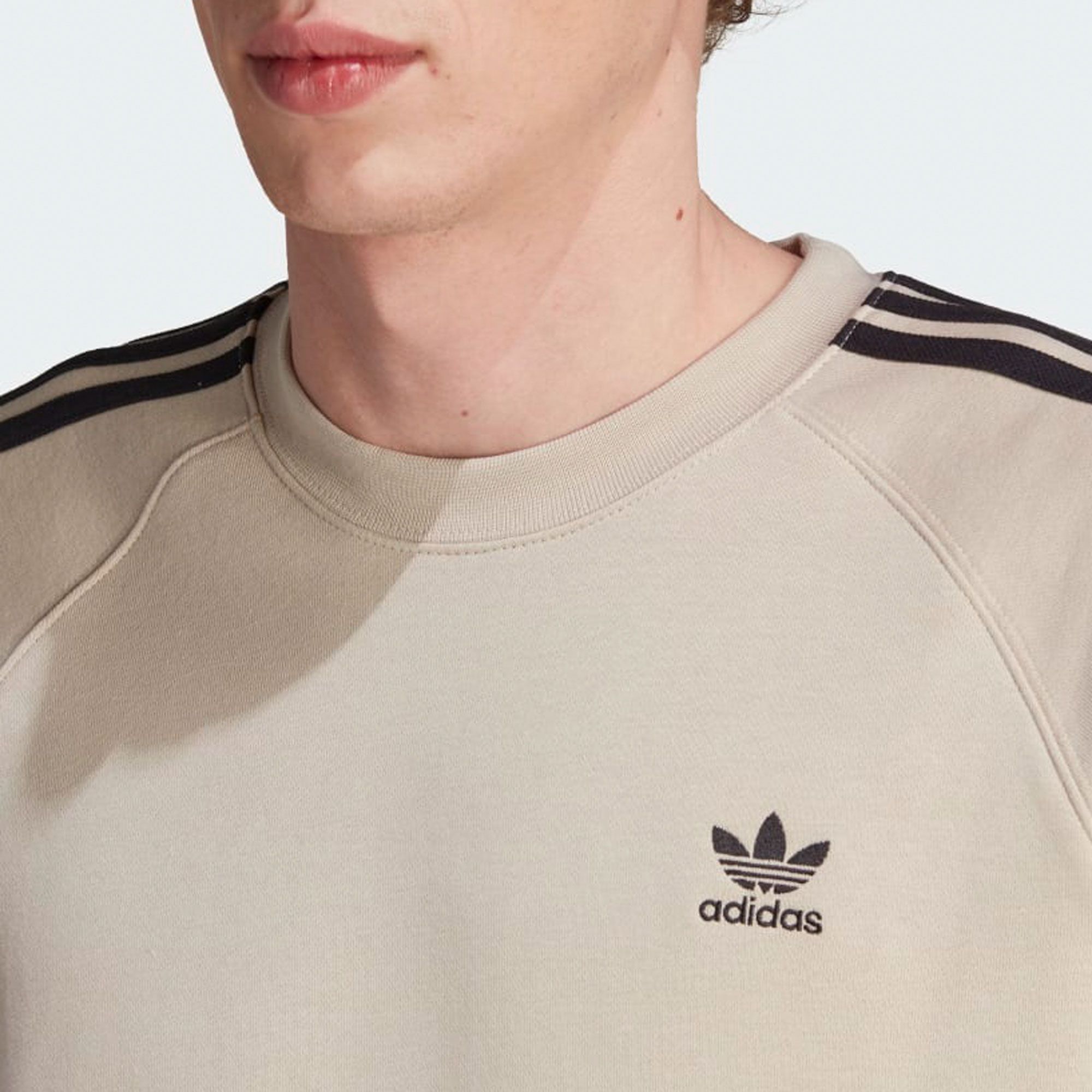 Adidas 3-Stripes Crew Sweater Heren