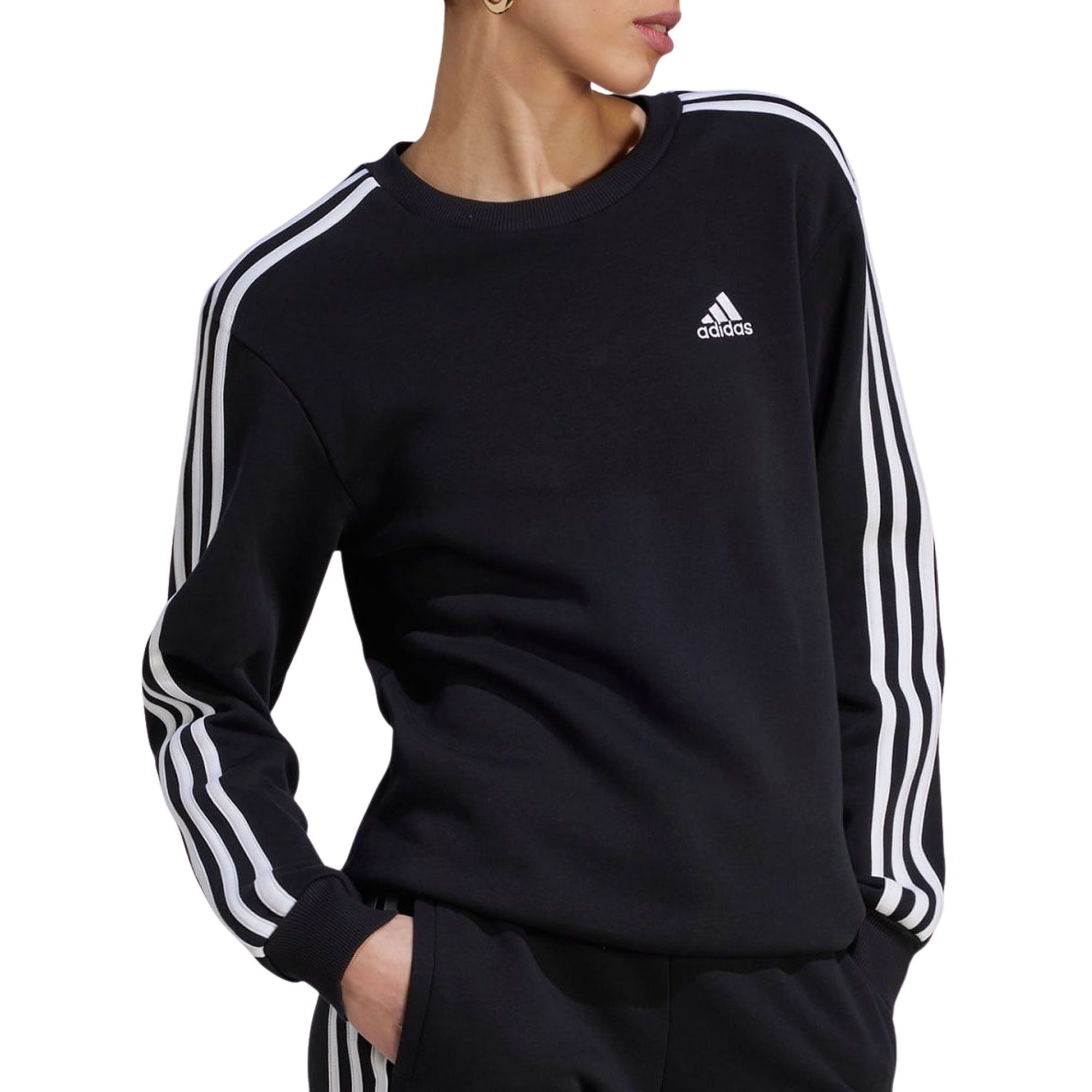 Pull Adidas Essentials 3-Stripes Fleece Femmes