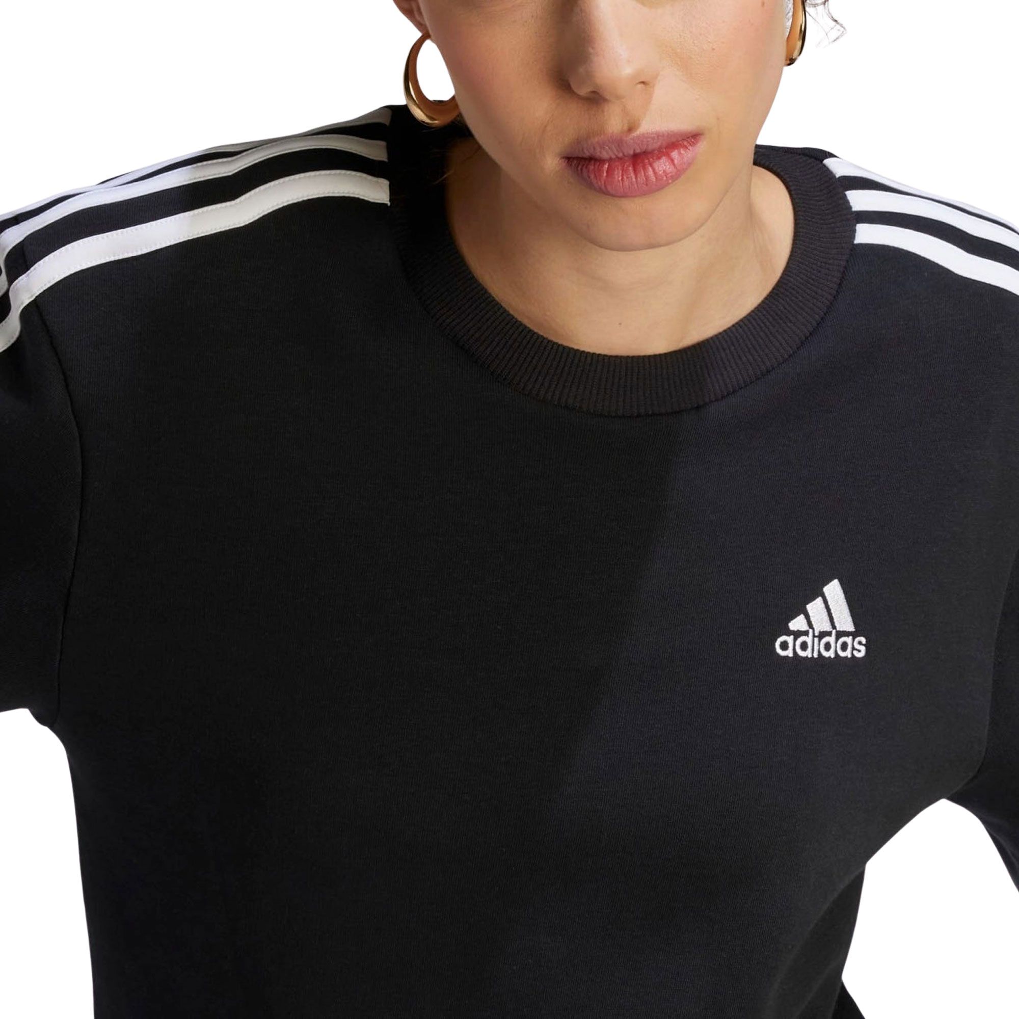 Pull Adidas Essentials 3-Stripes Fleece Femmes