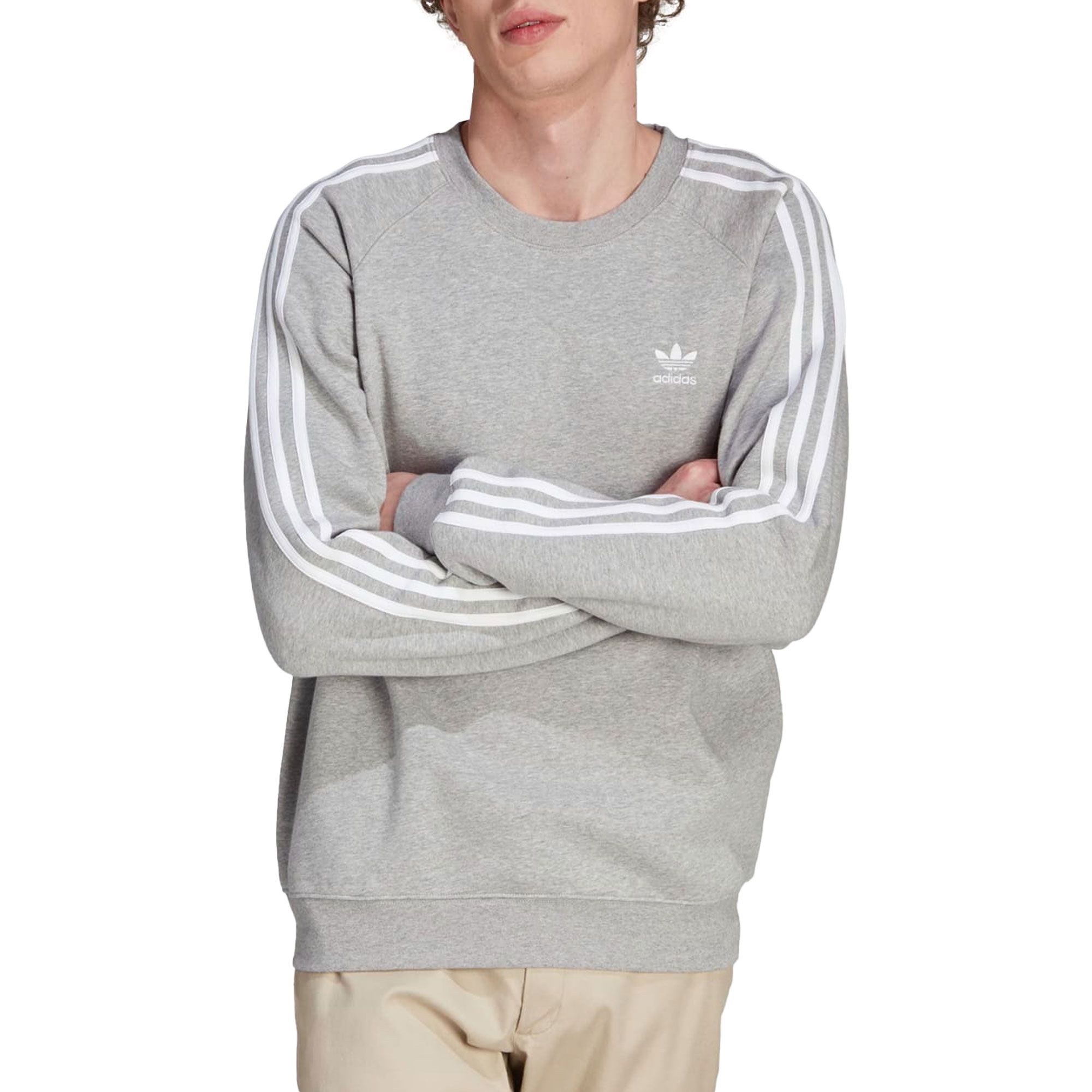 Adidas 3-Stripes Crew Sweater Heren