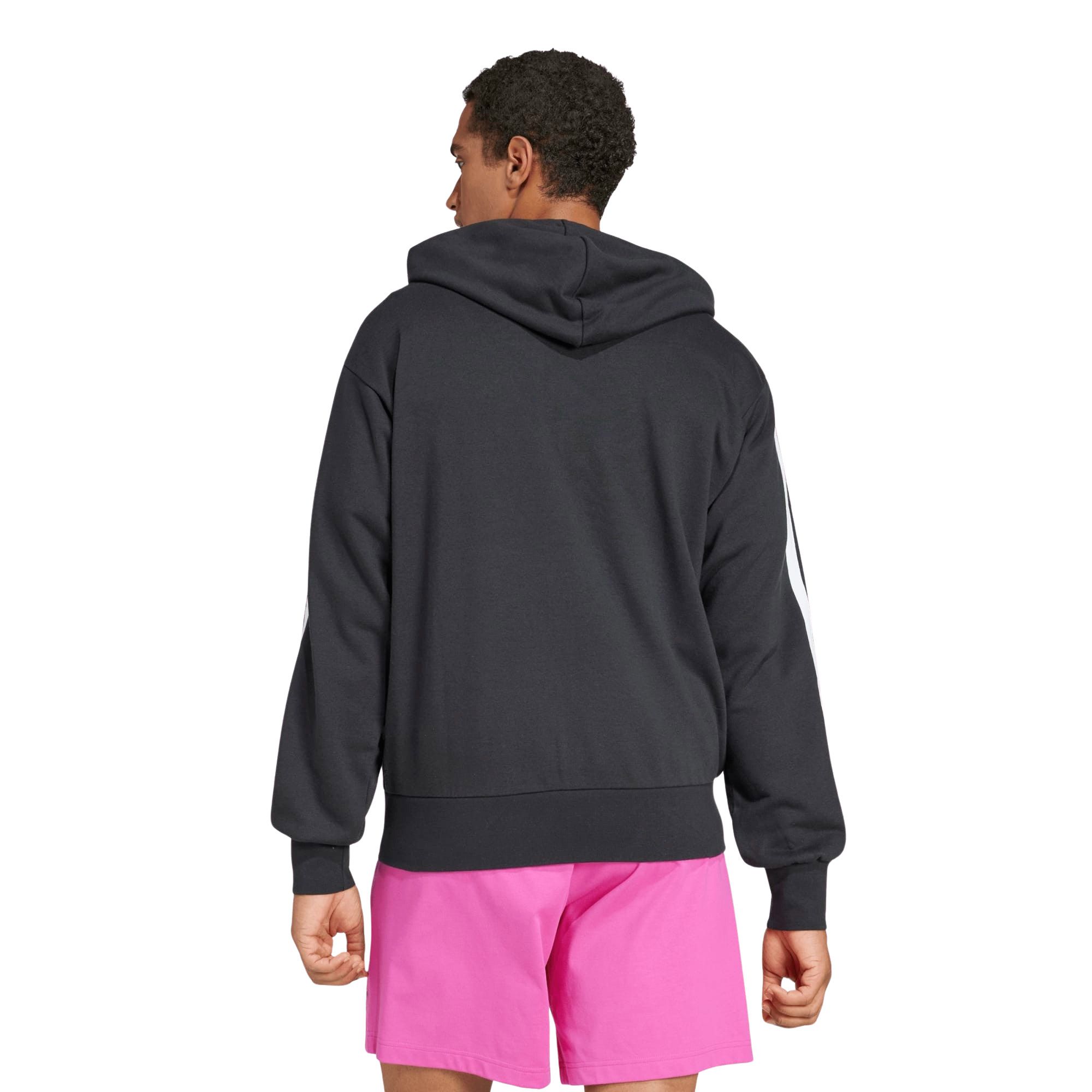 Adidas Essential 3-Stripes French Terry FZ Hoodie Heren