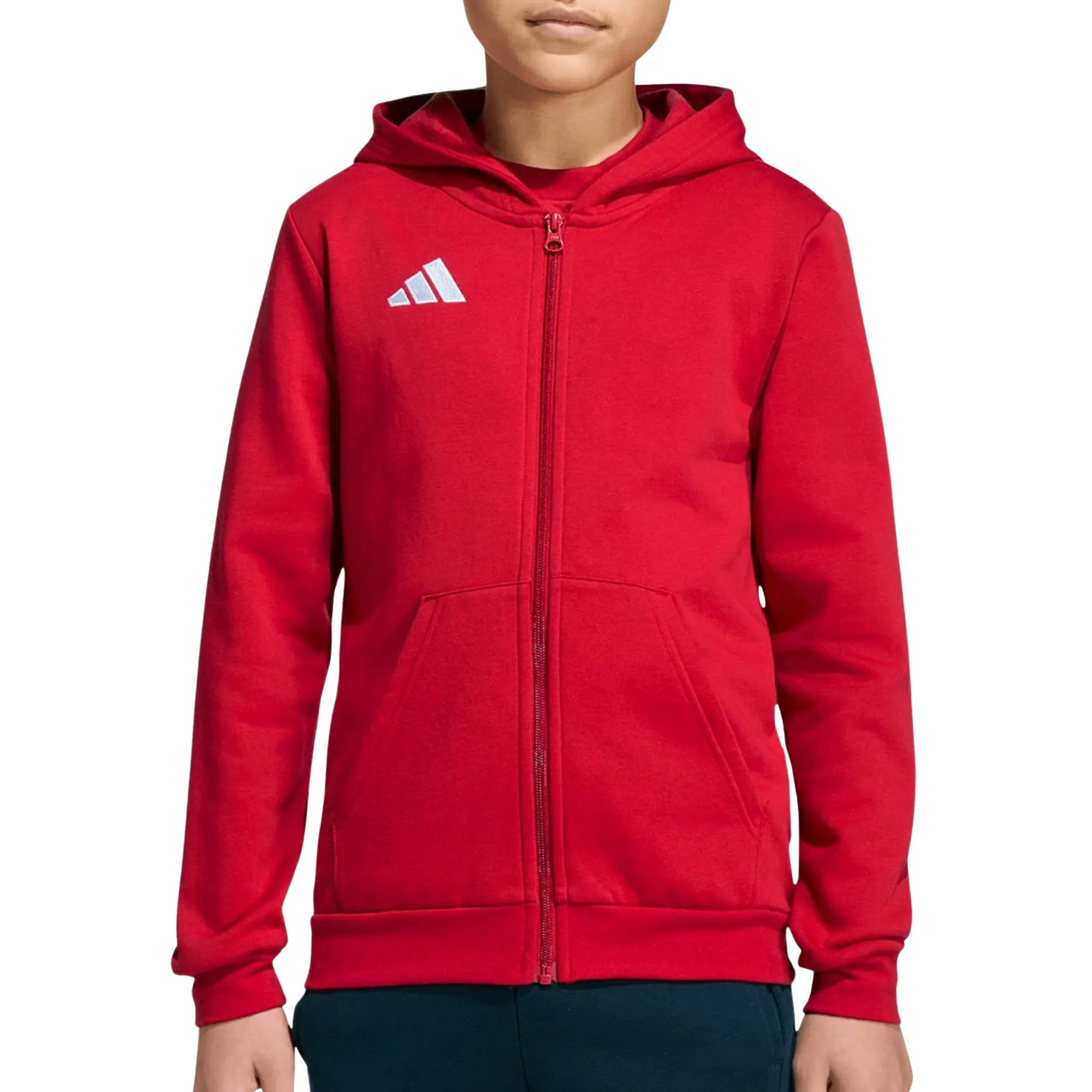 Adidas Entrada 26 Full Zip Hooded Vest Junior