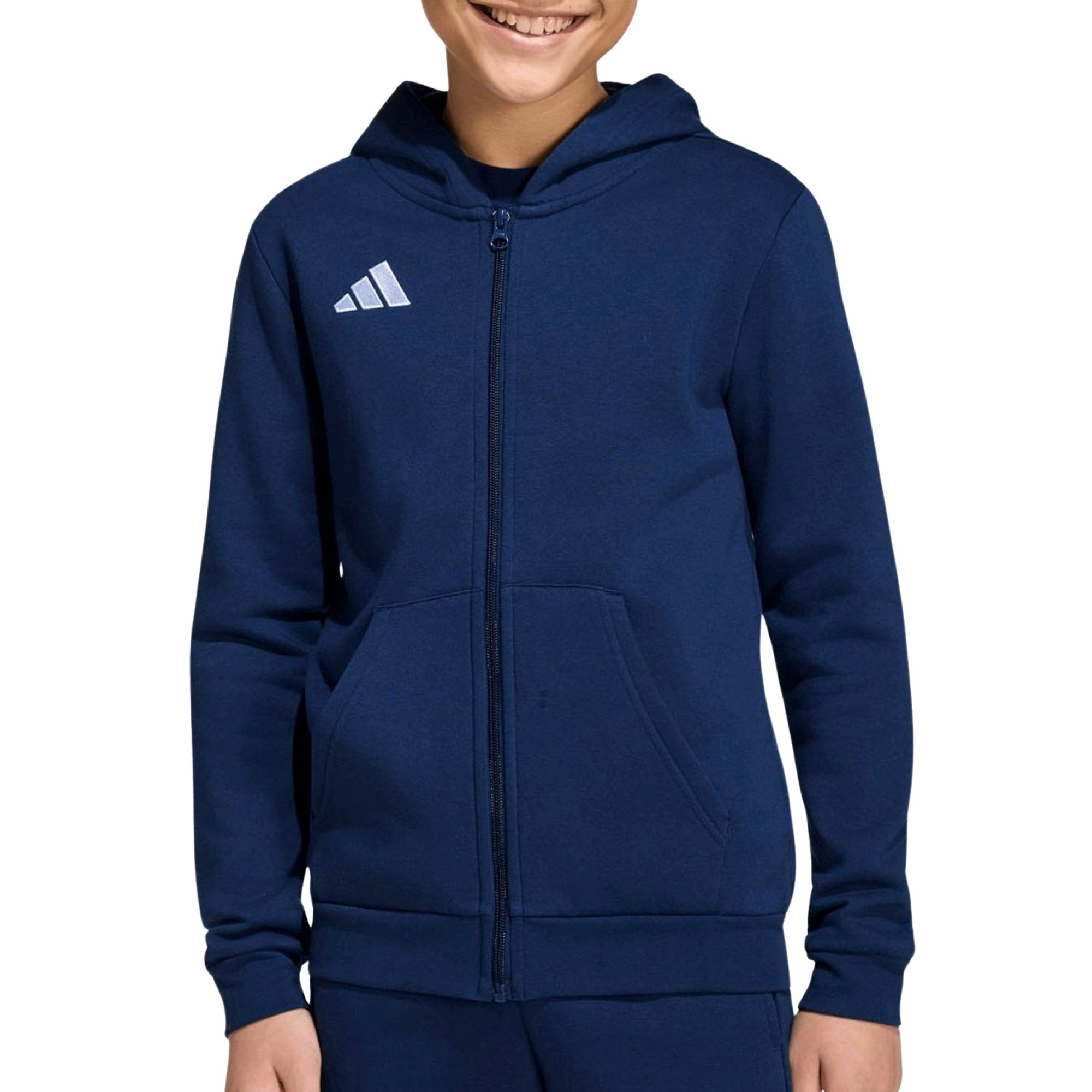 Adidas Entrada 26 Full Zip Hooded Vest Junior