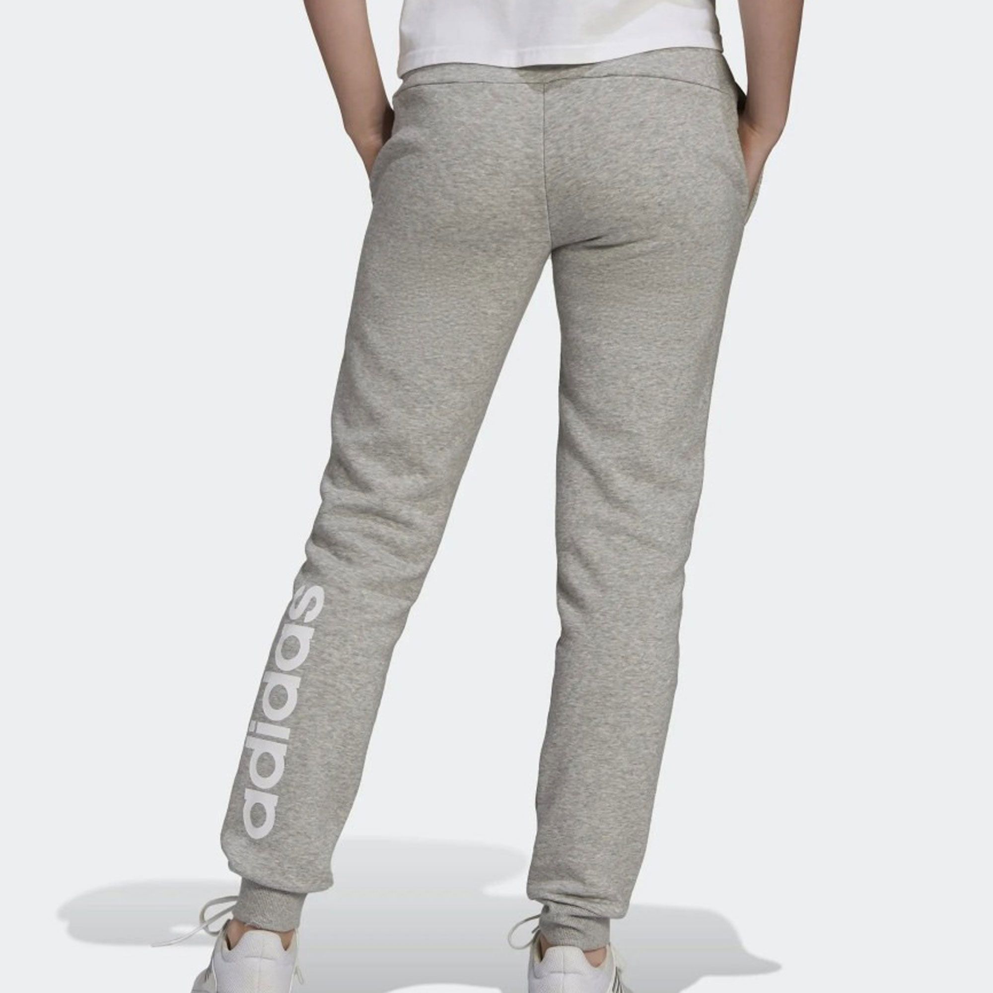 Adidas Essentials Fleece Logo Joggingbroek Dames