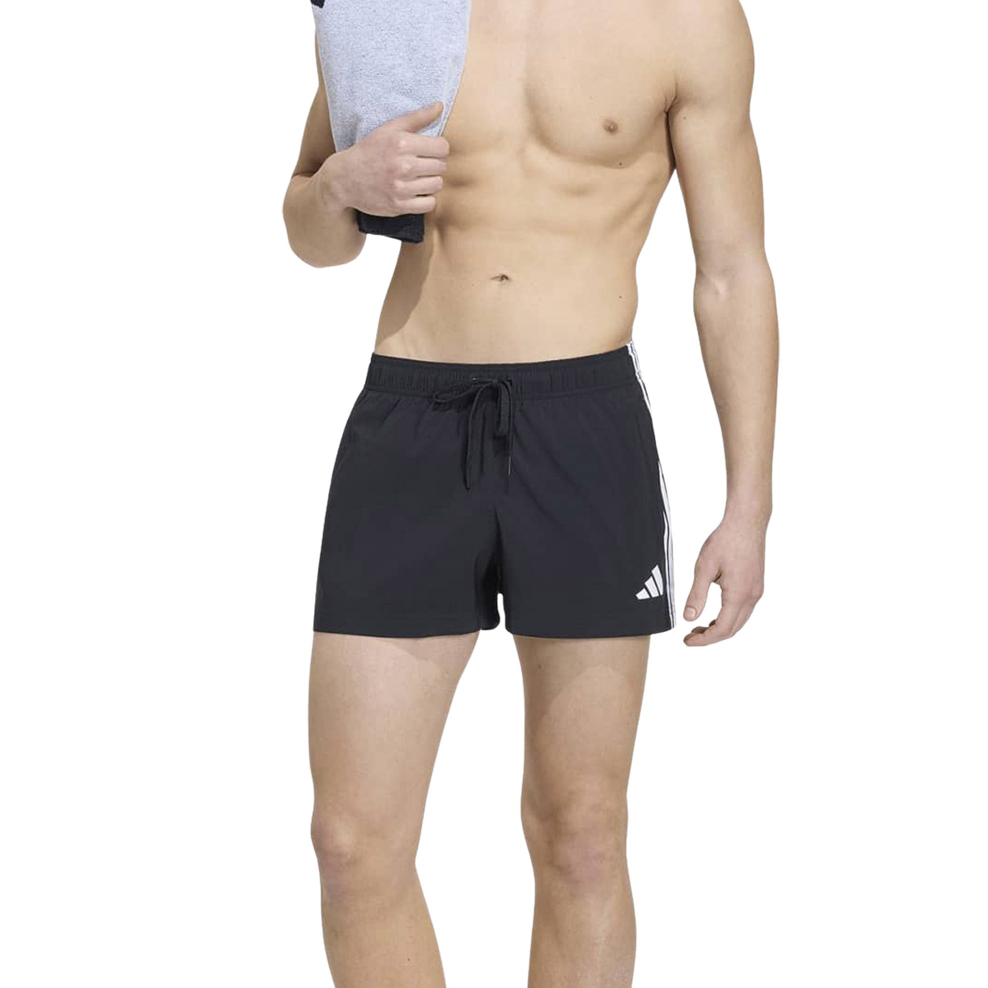 Adidas 3-Stripes Zwemshort 3" Heren