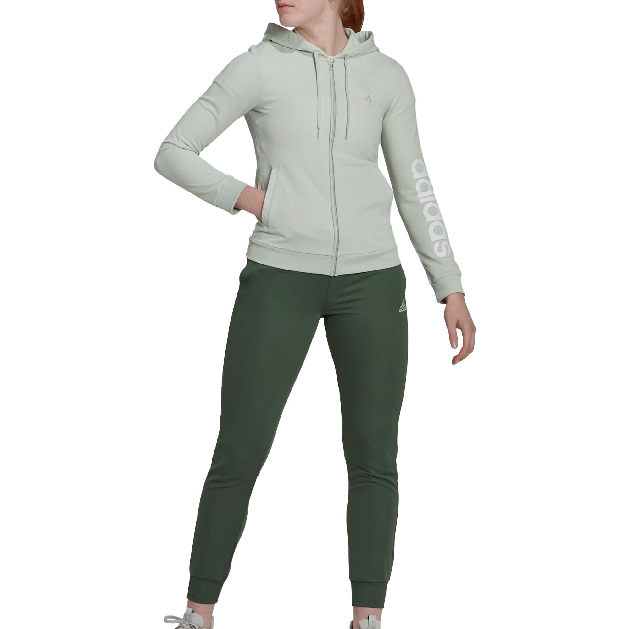 Adidas Essentials Logo French Terry Trainingspak Senior